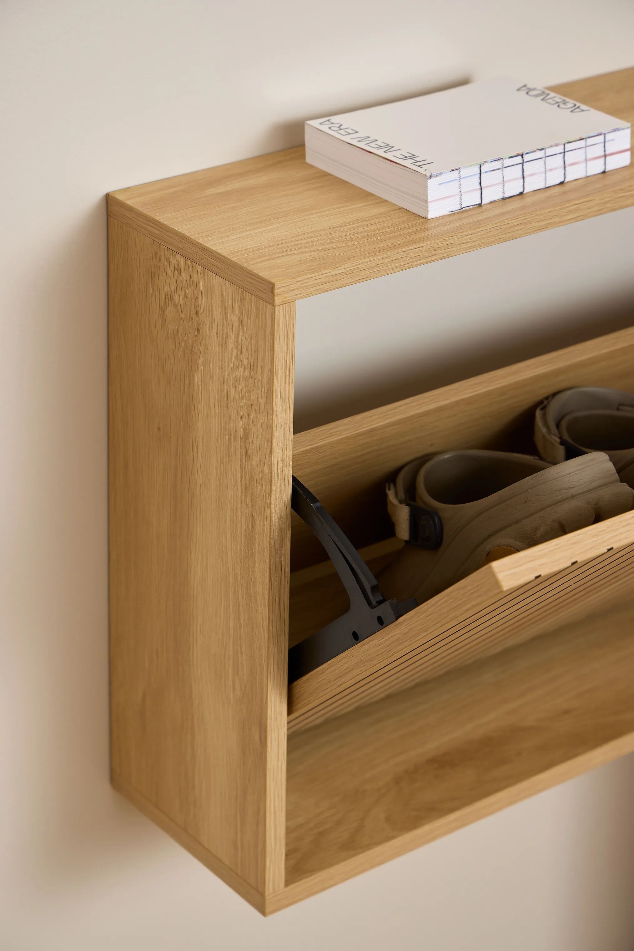 CASA Living Skabe Albany Skoskab i Natur, 2