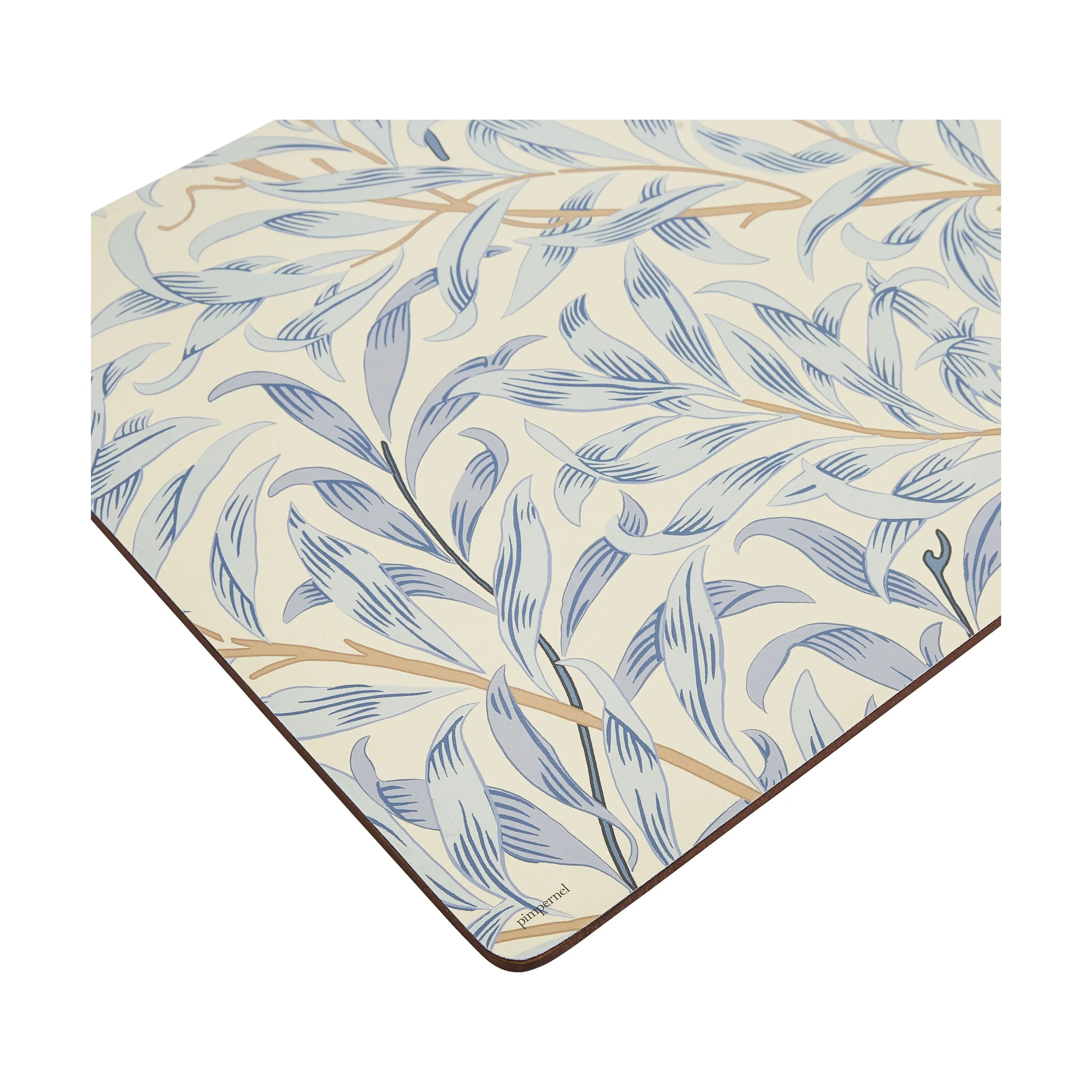 Pimpernel Dækkeservietter Morris & Co Dækkeservietter - 4 stk. i Beige/blå, 4
