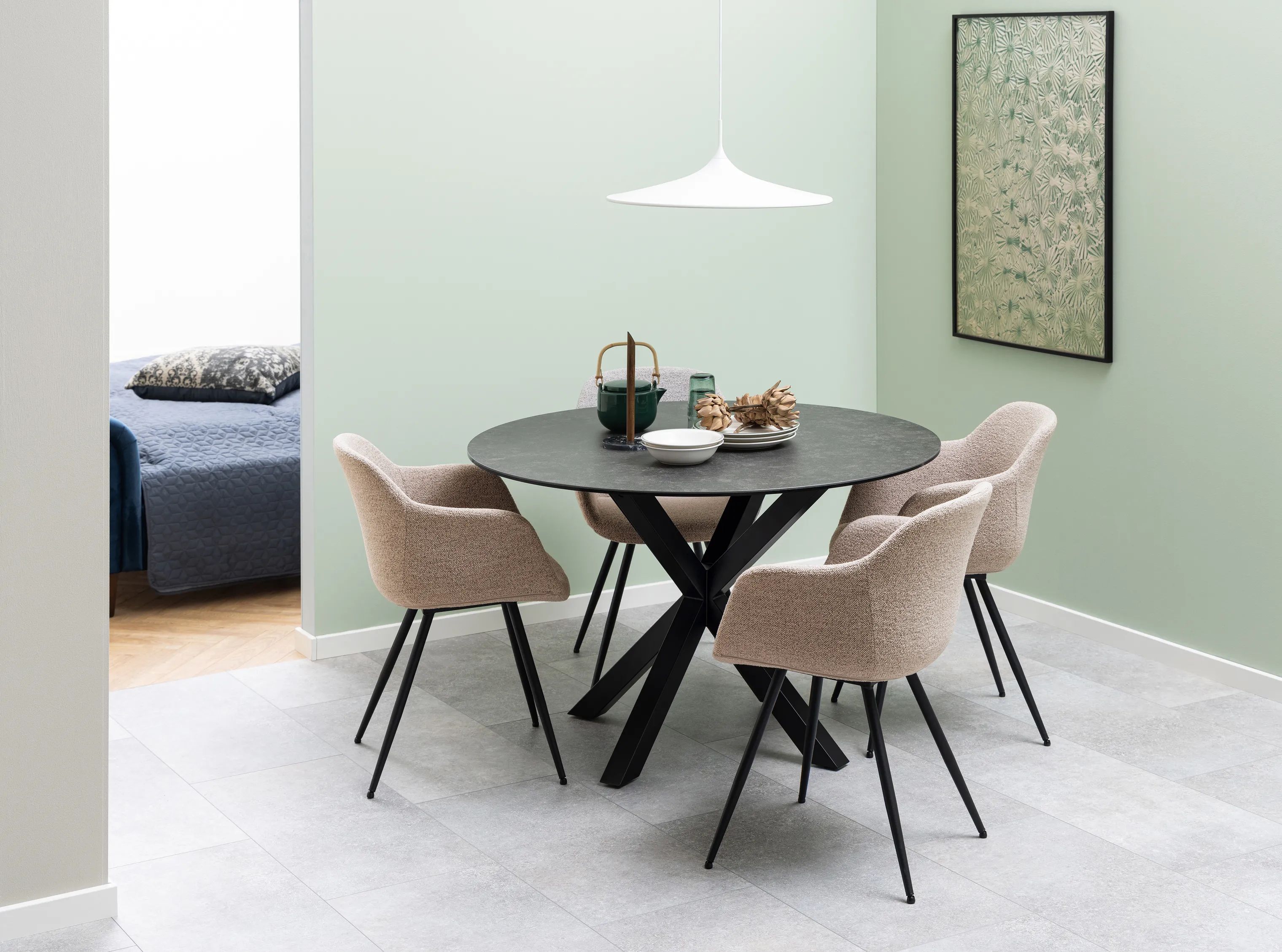 CASA Living Spiseborde Heaven Spisebord i sort, 2