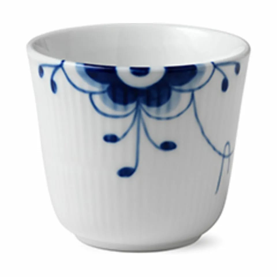 Royal Copenhagen Krus og kopper uden hank Gifts with History Termokop - 3 dele i Koboltblå/hvid, 26 cl, 3
