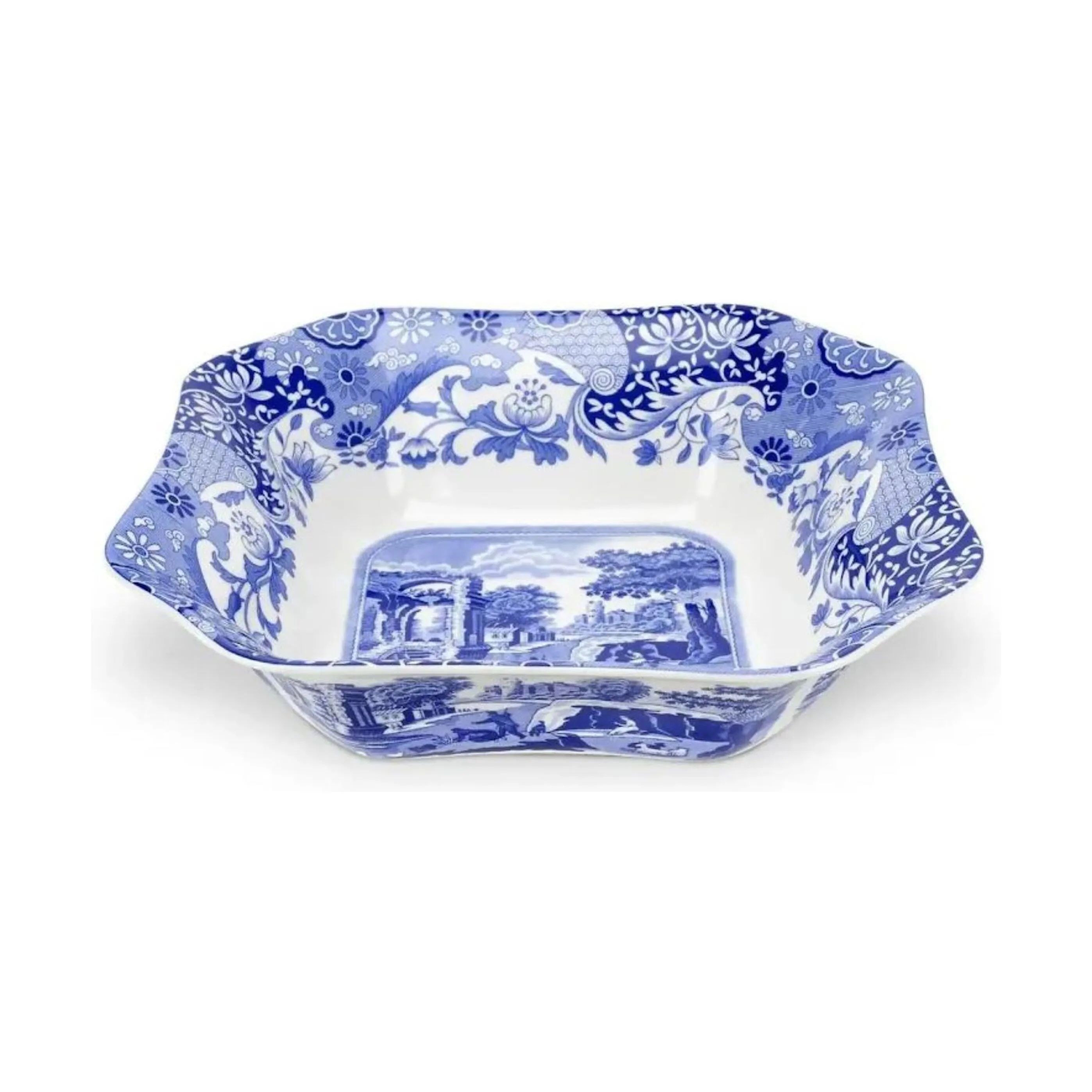 Spode Serveringsskåle Blue Italian Blue Italien Serveringsskål i blå/hvid, 1