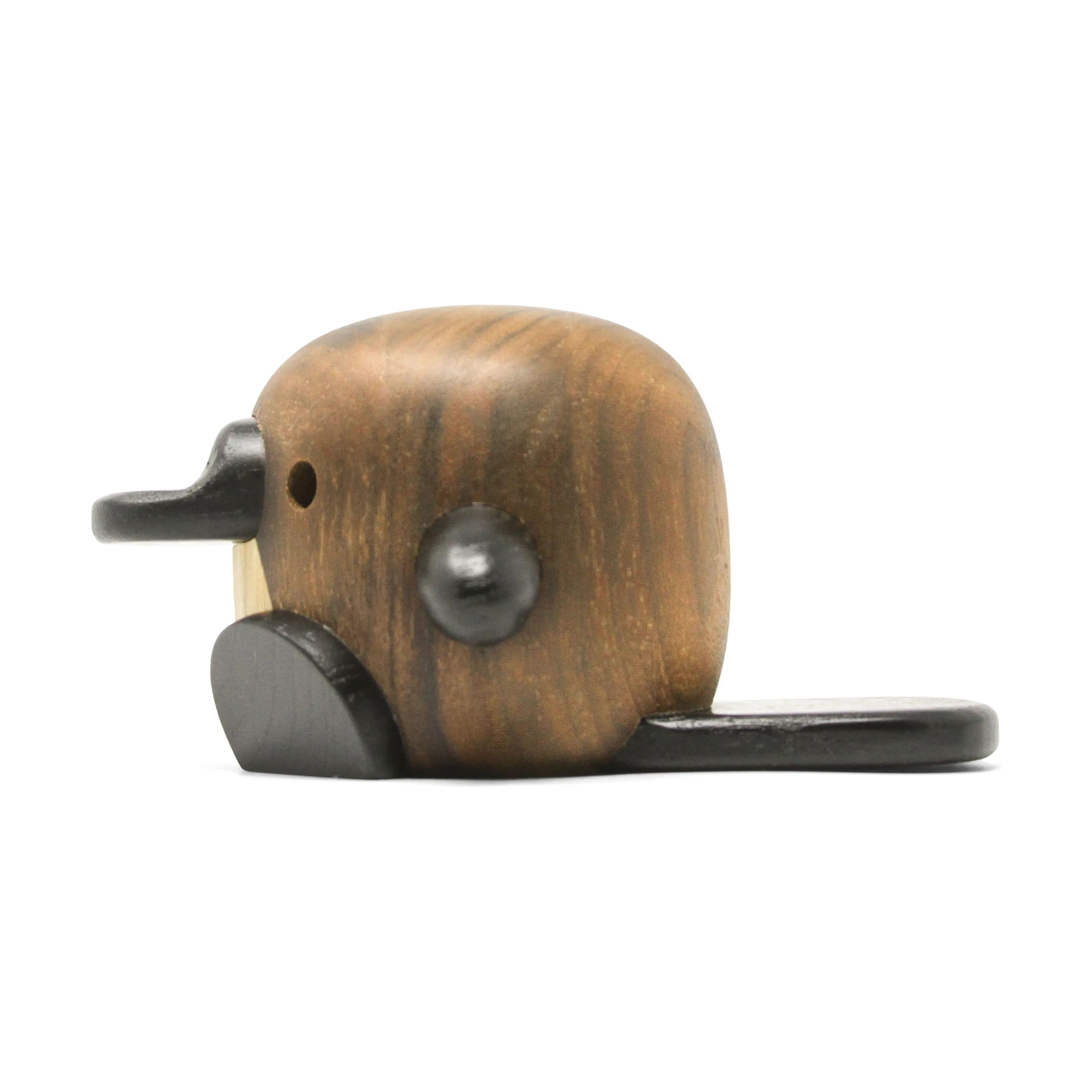 FableWood Dyrefigurer Næbdyr - Mary i Valnød/Ask, 2