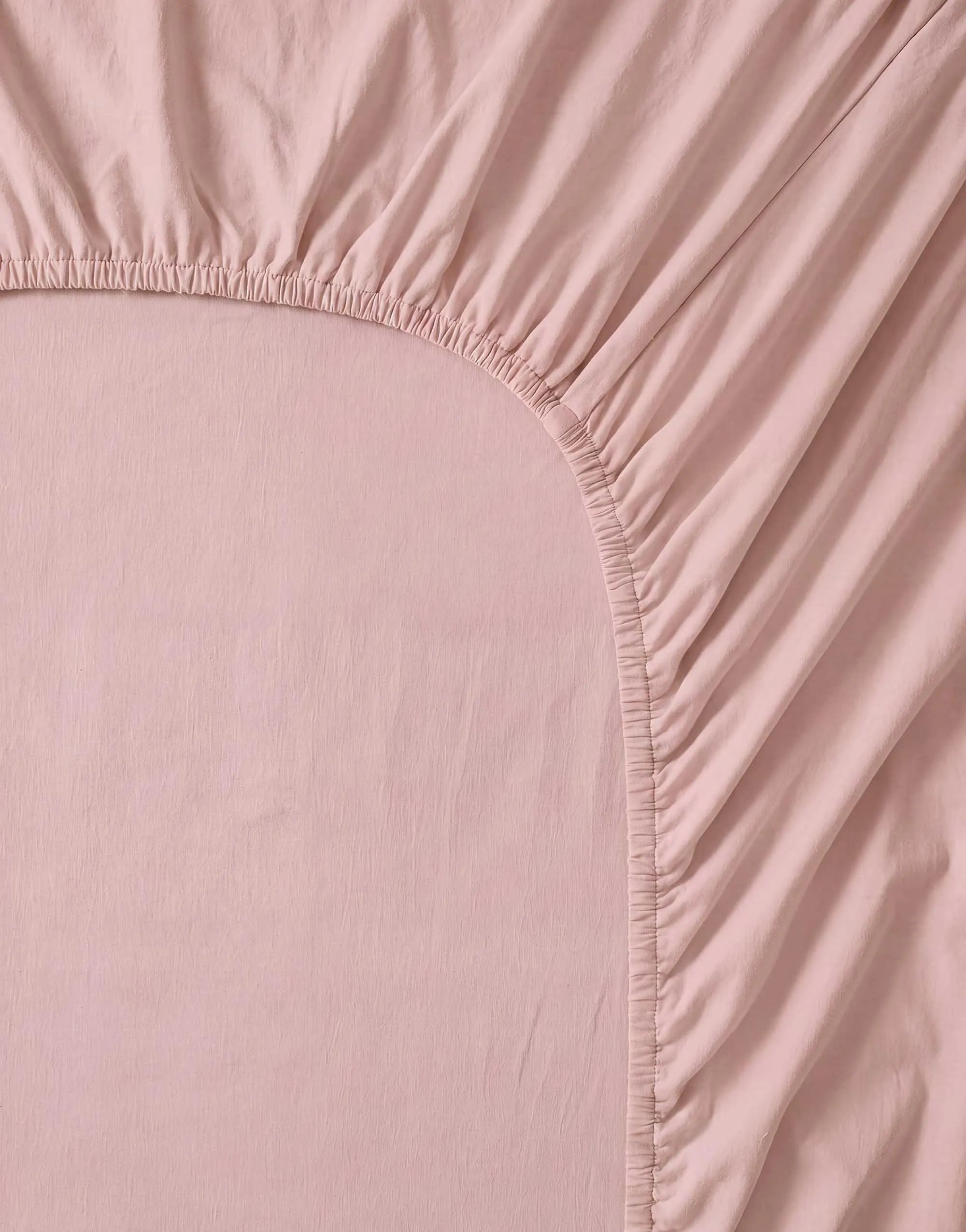 Essenza Lagner Fine Organic Jersey Boxlagen i Blush pink, B100 x L220 cm, 3