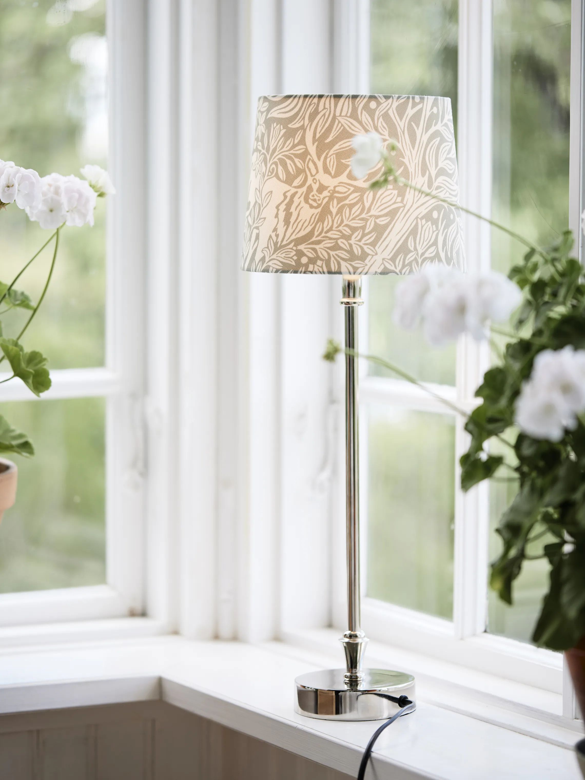 PR Home Lampeskærme Sofia Eldertree Lampeskærm i Gråblå, 20 cm, 2