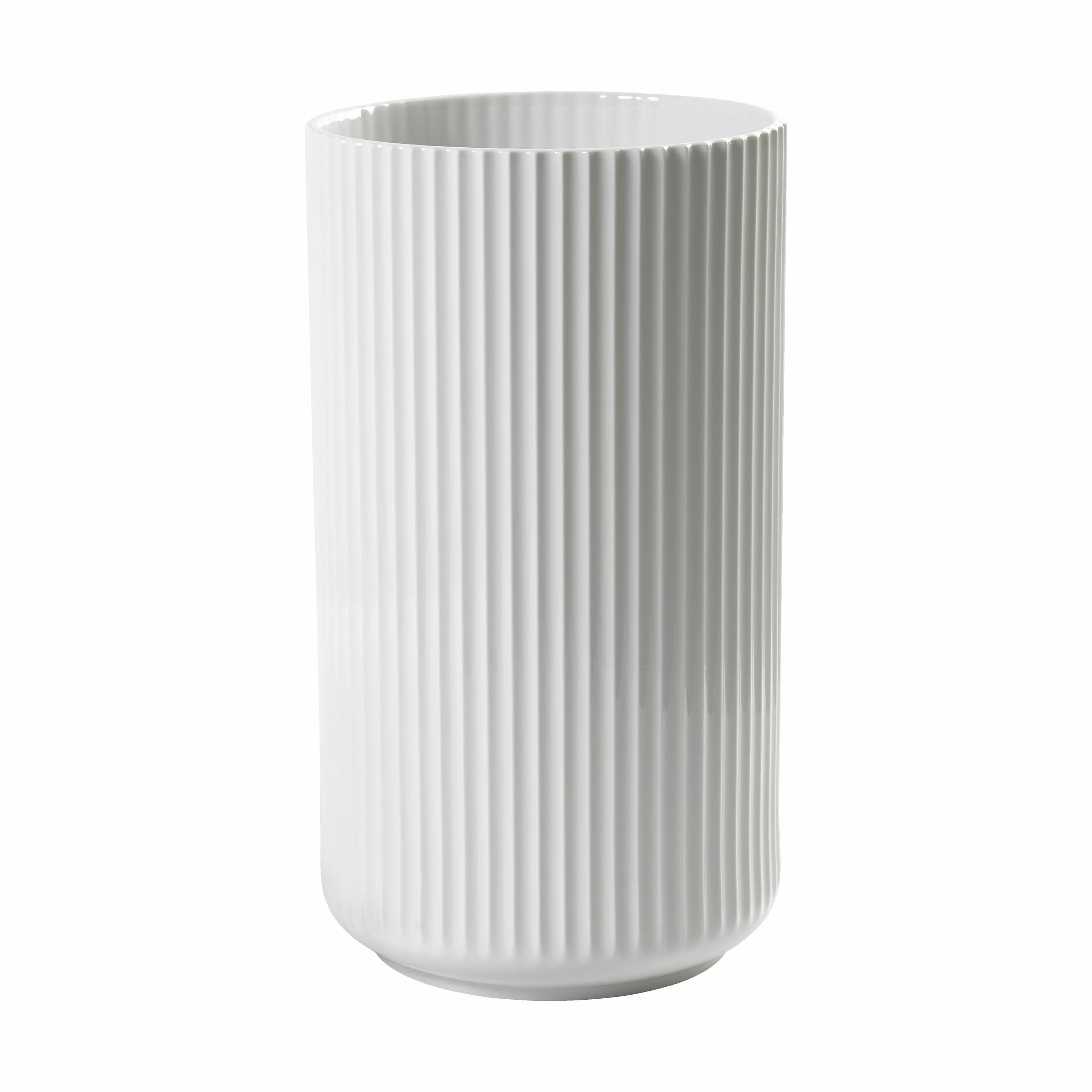 Lyngby Porcelæn Vaser Klassisk Lyngby Vase i Hvid, 38 cm, 1