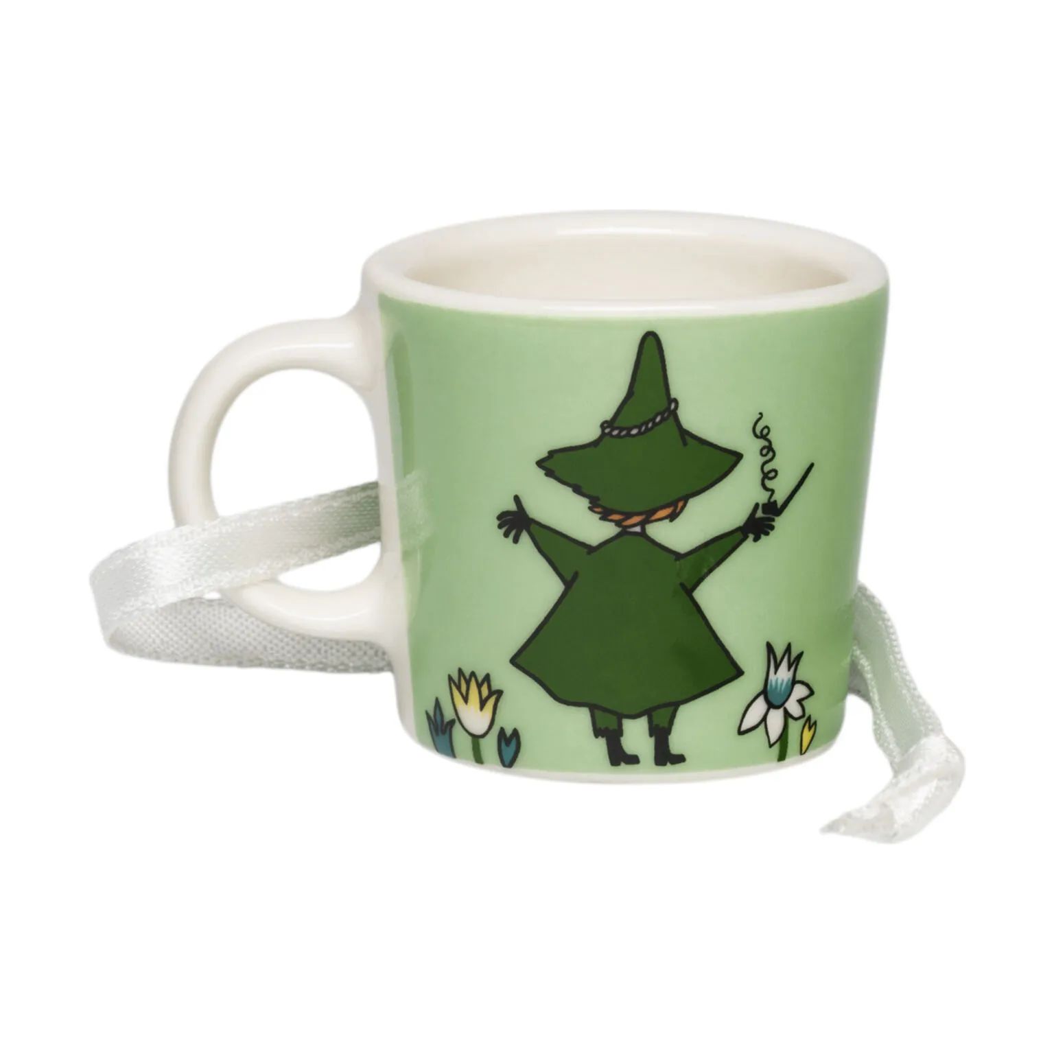 Moomin Arabia Krus og kopper med hank Love Minikrus - Mumrikken i Mumrikken/grøn, 4