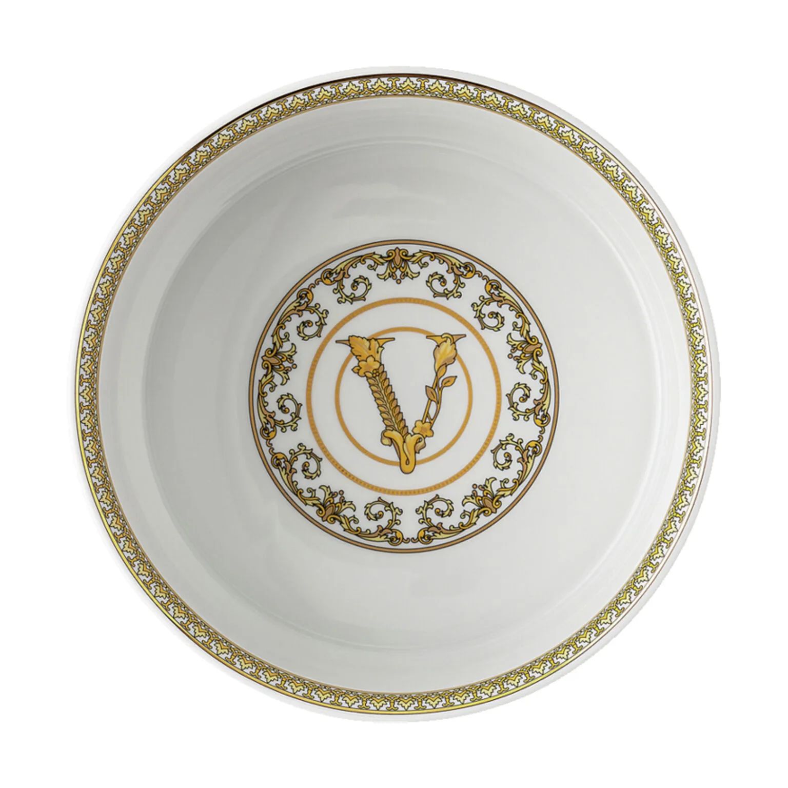 Versace Serveringsskåle Virtus Skål i Hvid, 3
