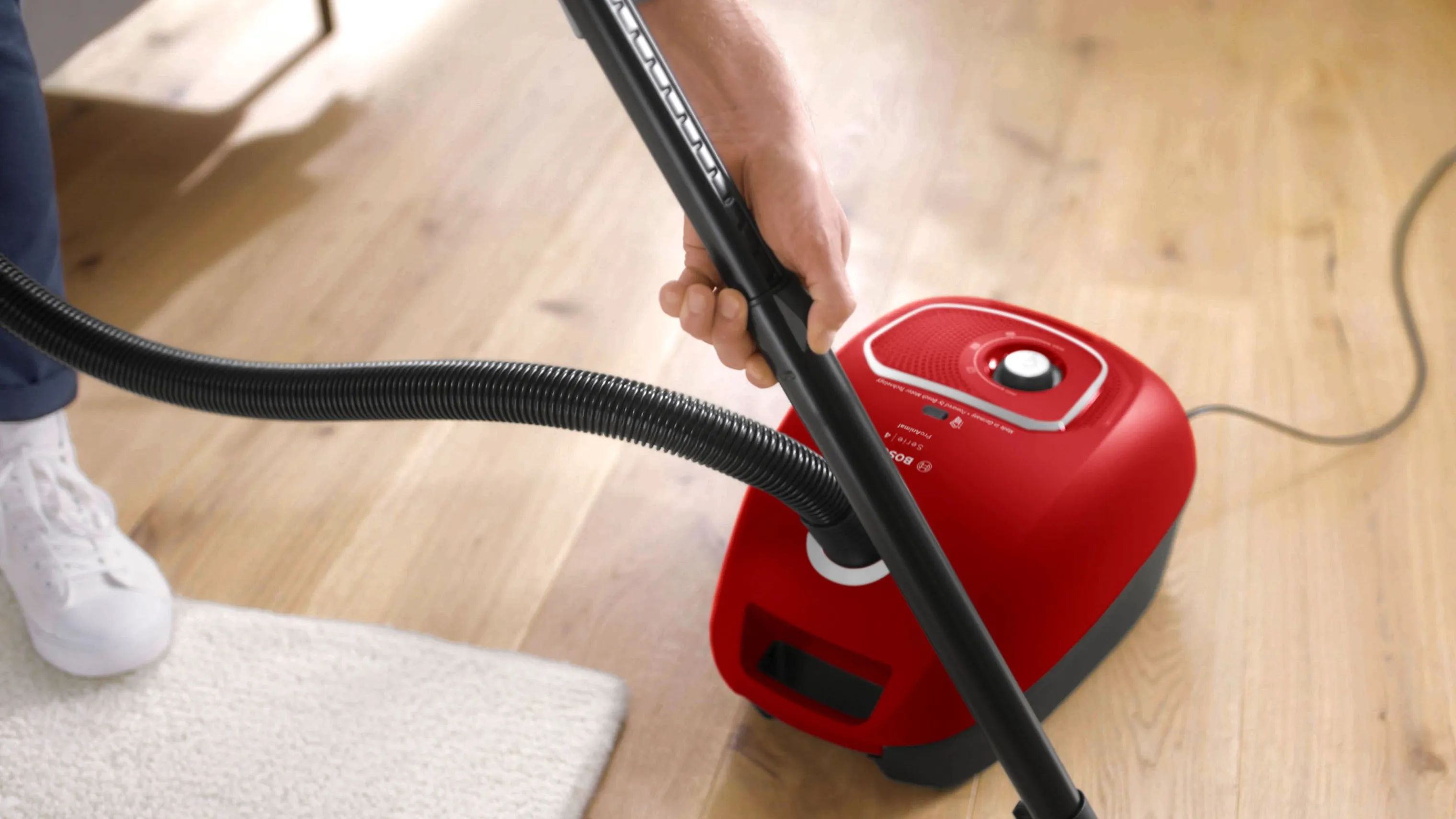 Bosch Støvsugere Støvsuger BGB41PET1 Serie 4 i Rød, 5