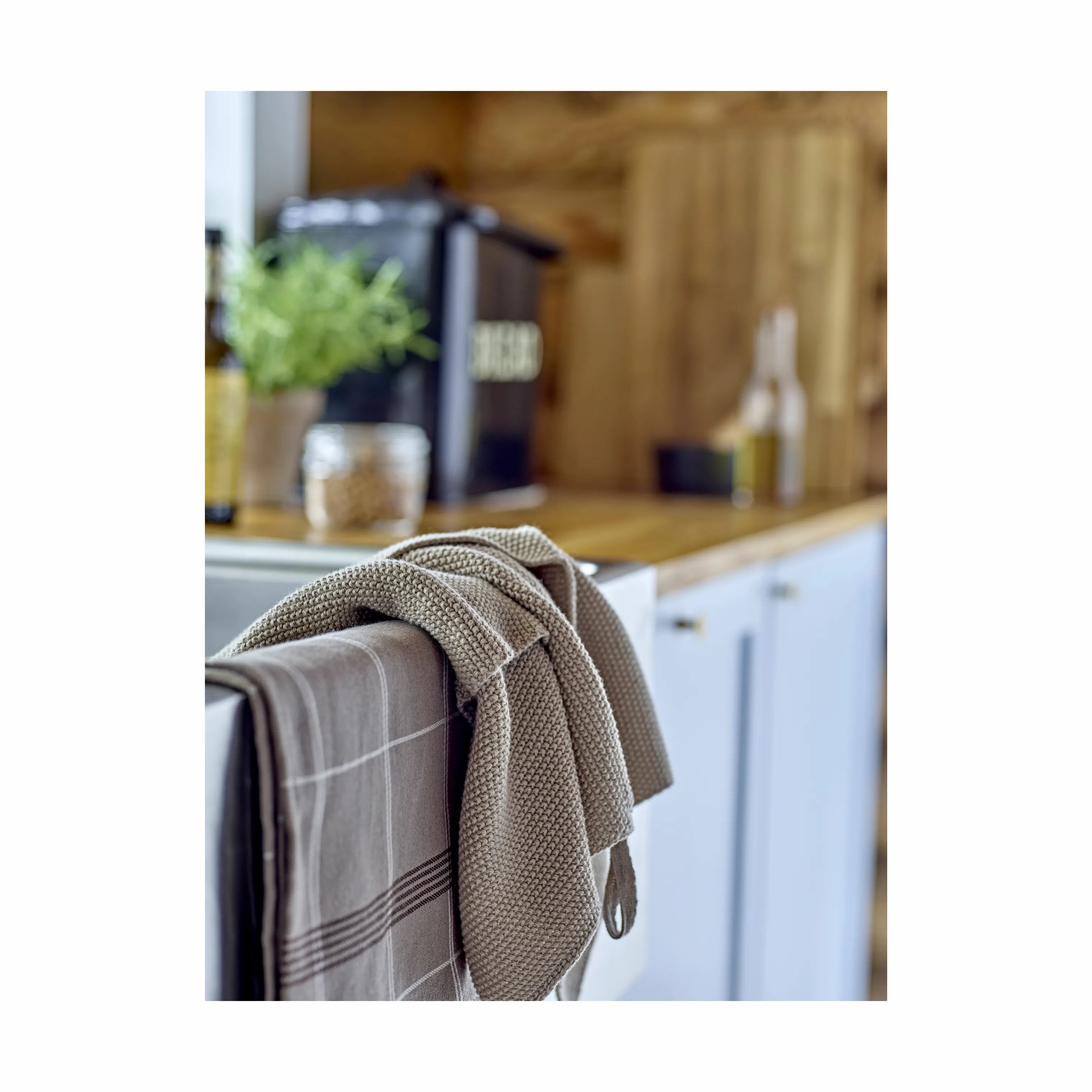 Södahl Viskestykker Minimal Viskestykke i Taupe, 2