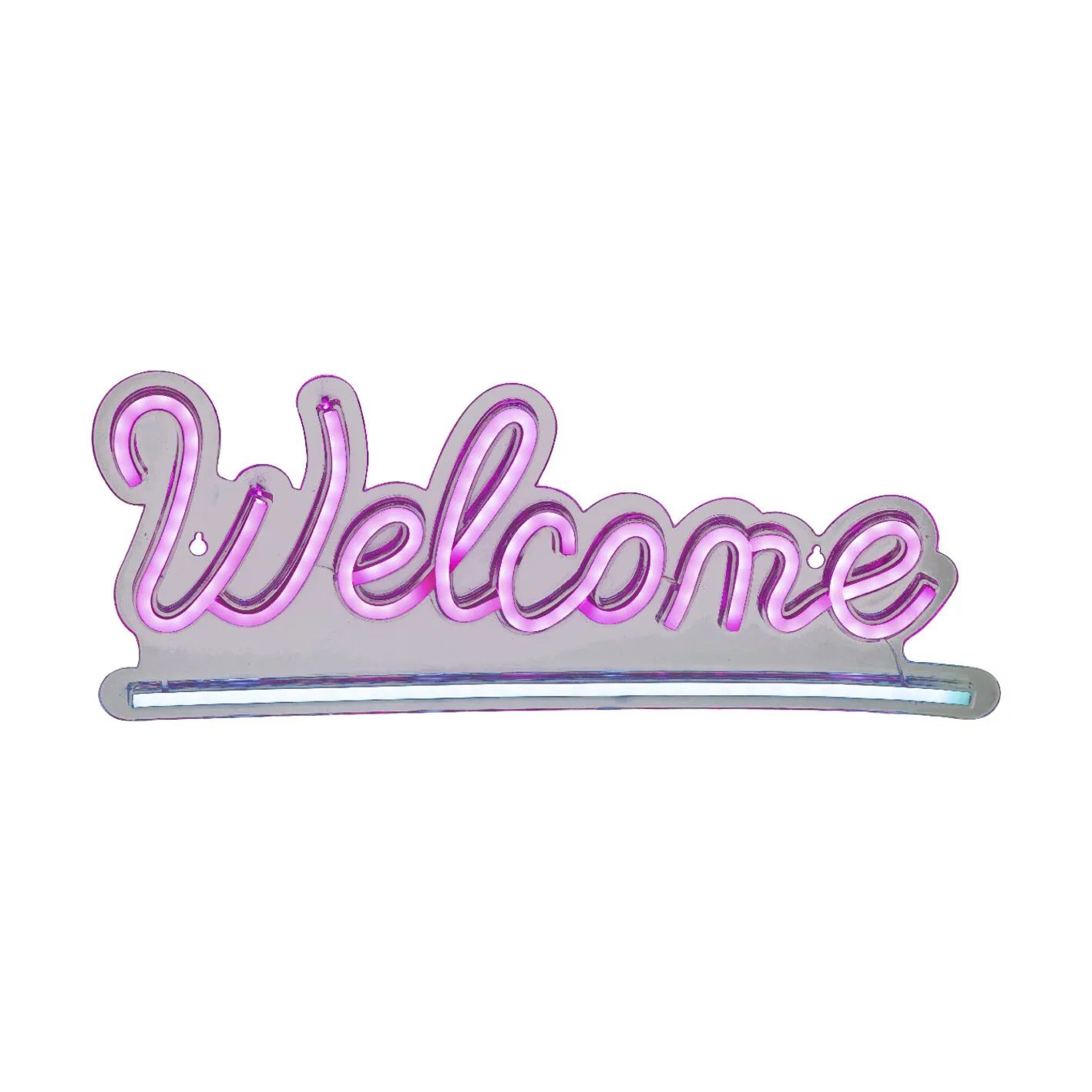 CASA Living LED-lamper LED Neon skilt i Pink, 16 cm, 1