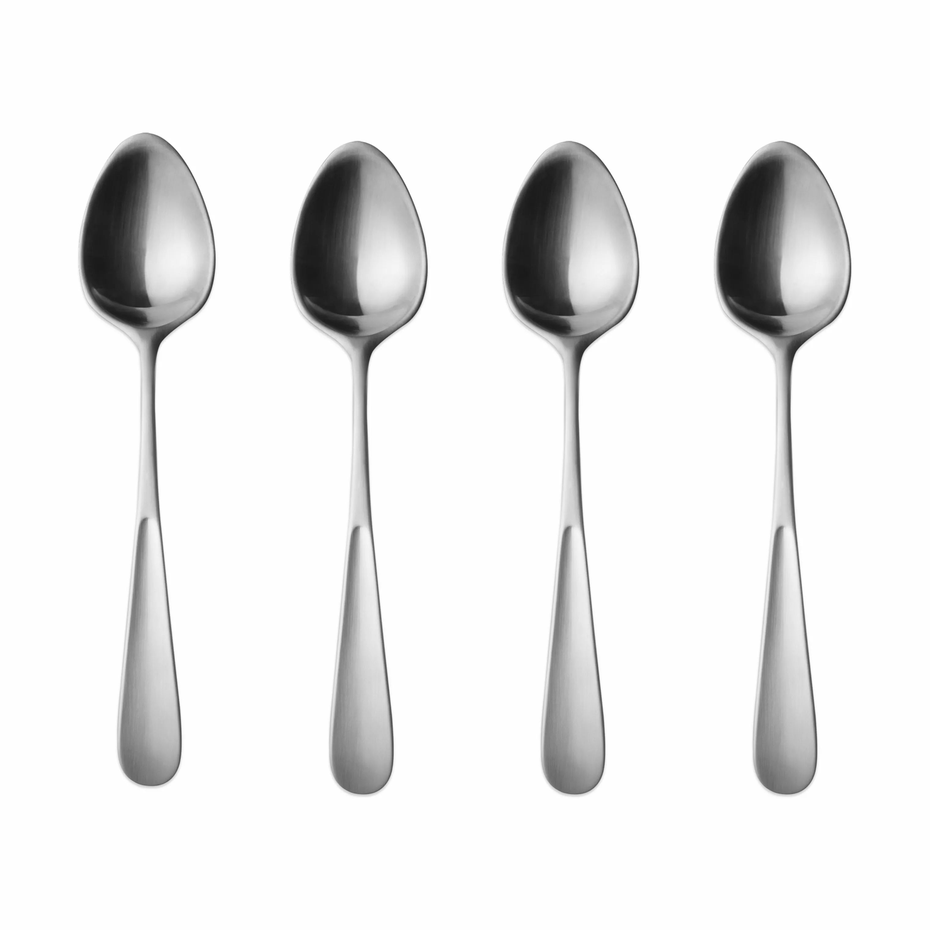 Georg Jensen Kaffe- og teskeer Vivianna Teske - 4 stk. i Sølvfarvet, 13,2 cm, 1