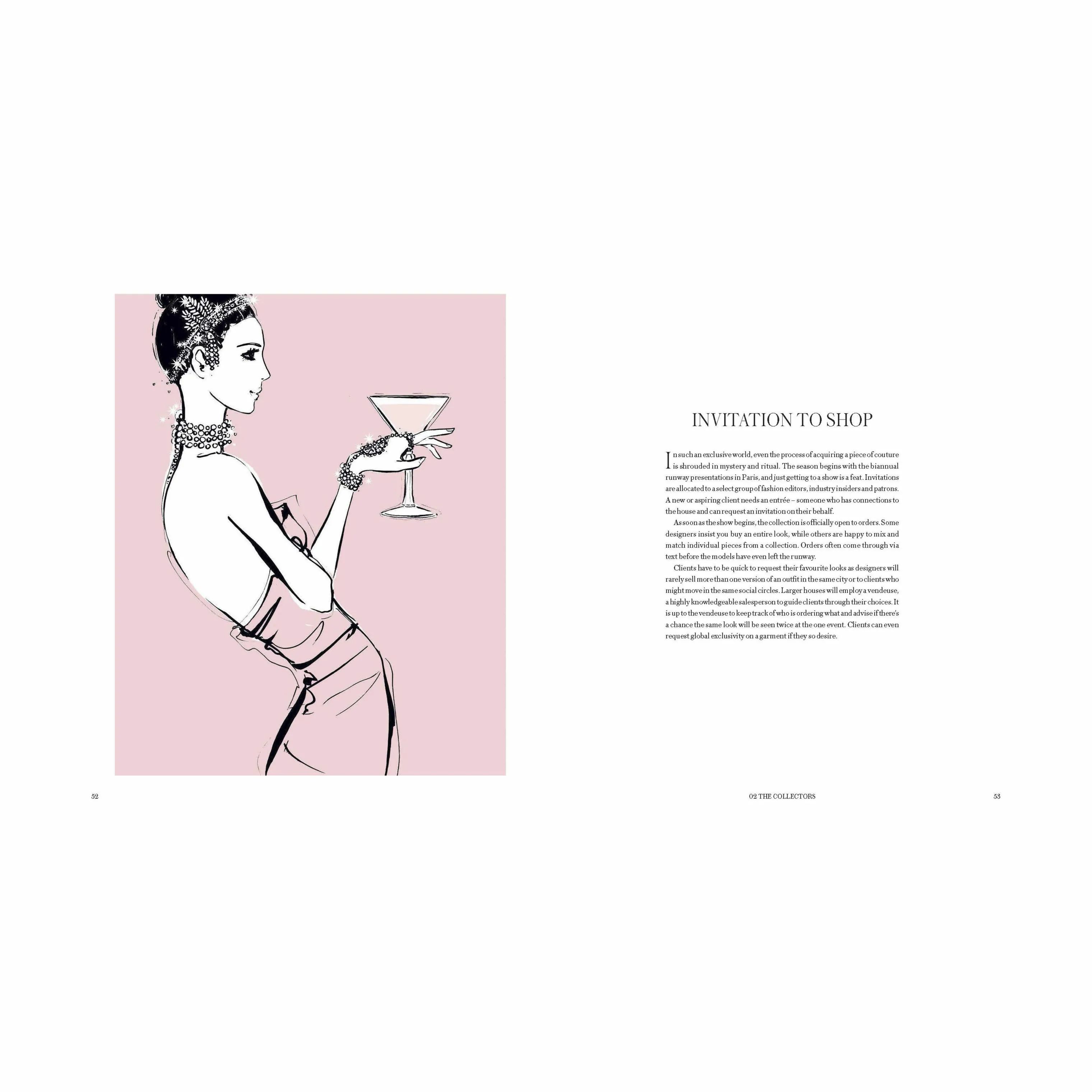 New Mags Coffee table books The Illustrated World of Couture i Sort, 4