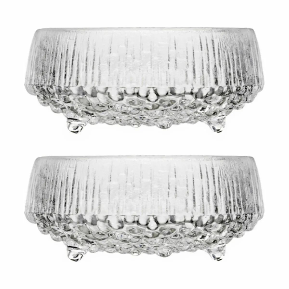 Iittala Serveringsskåle Ultima Thule Skål - 2 stk. i Transparent, 11,5 cm, 1