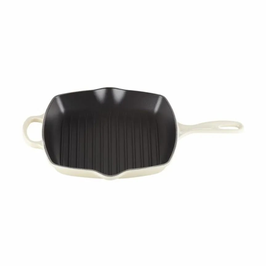 Le Creuset Grillpander Grillpande i Meringue, 44,3 cm, 1