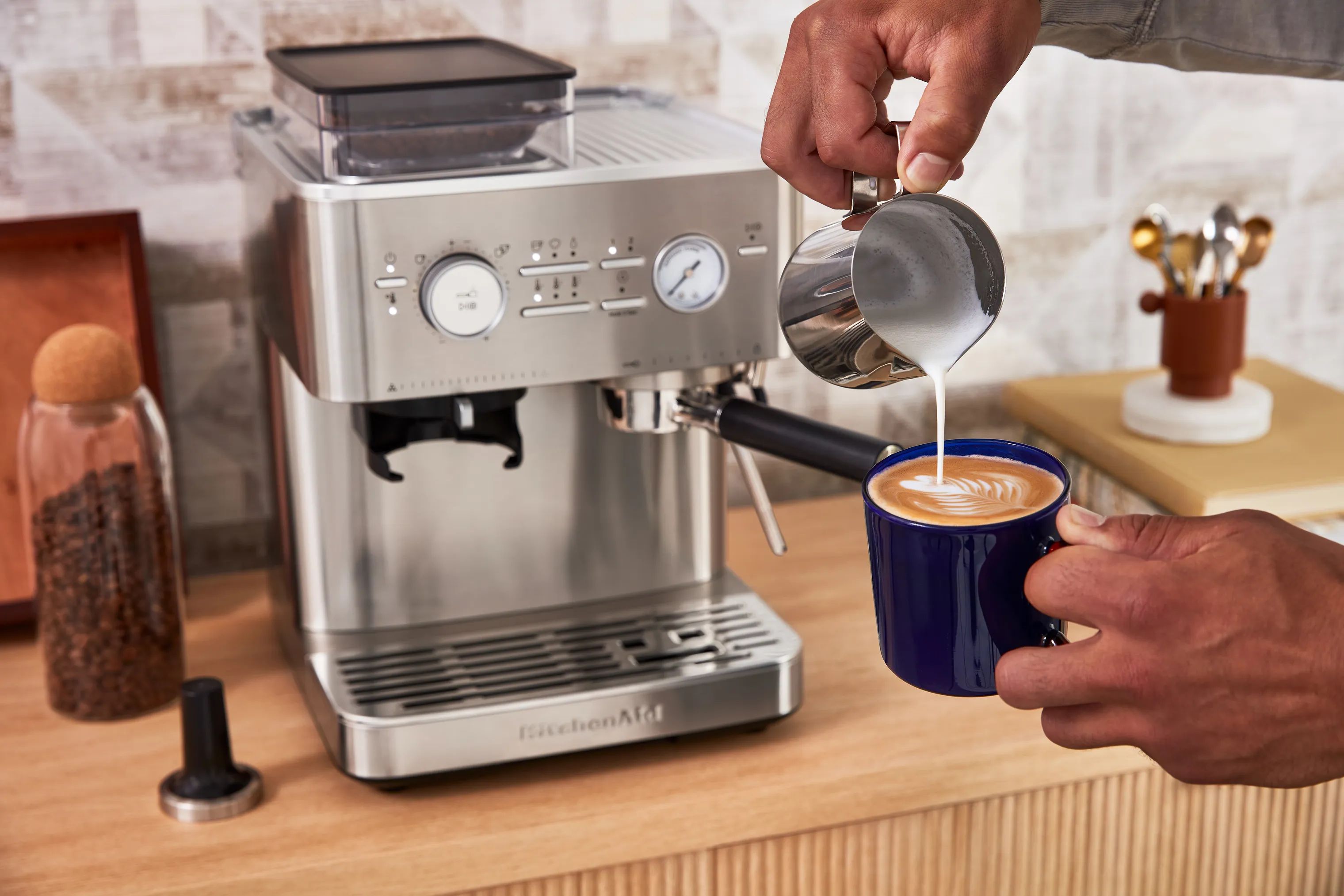 KitchenAid Espressomaskiner Espressomaskine i Stainless Steel, 2