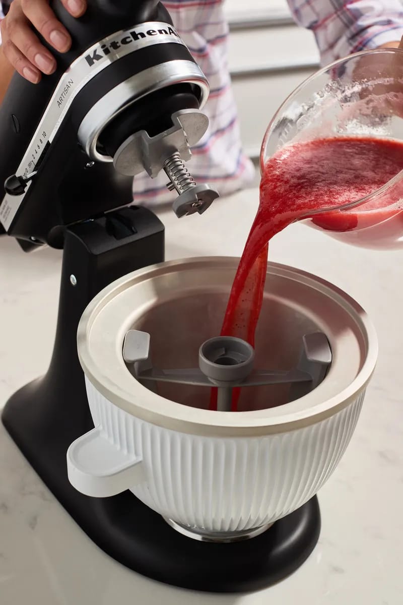 KitchenAid Tilbehør til røremaskiner Artisan Ismaskine i Hvid, 2