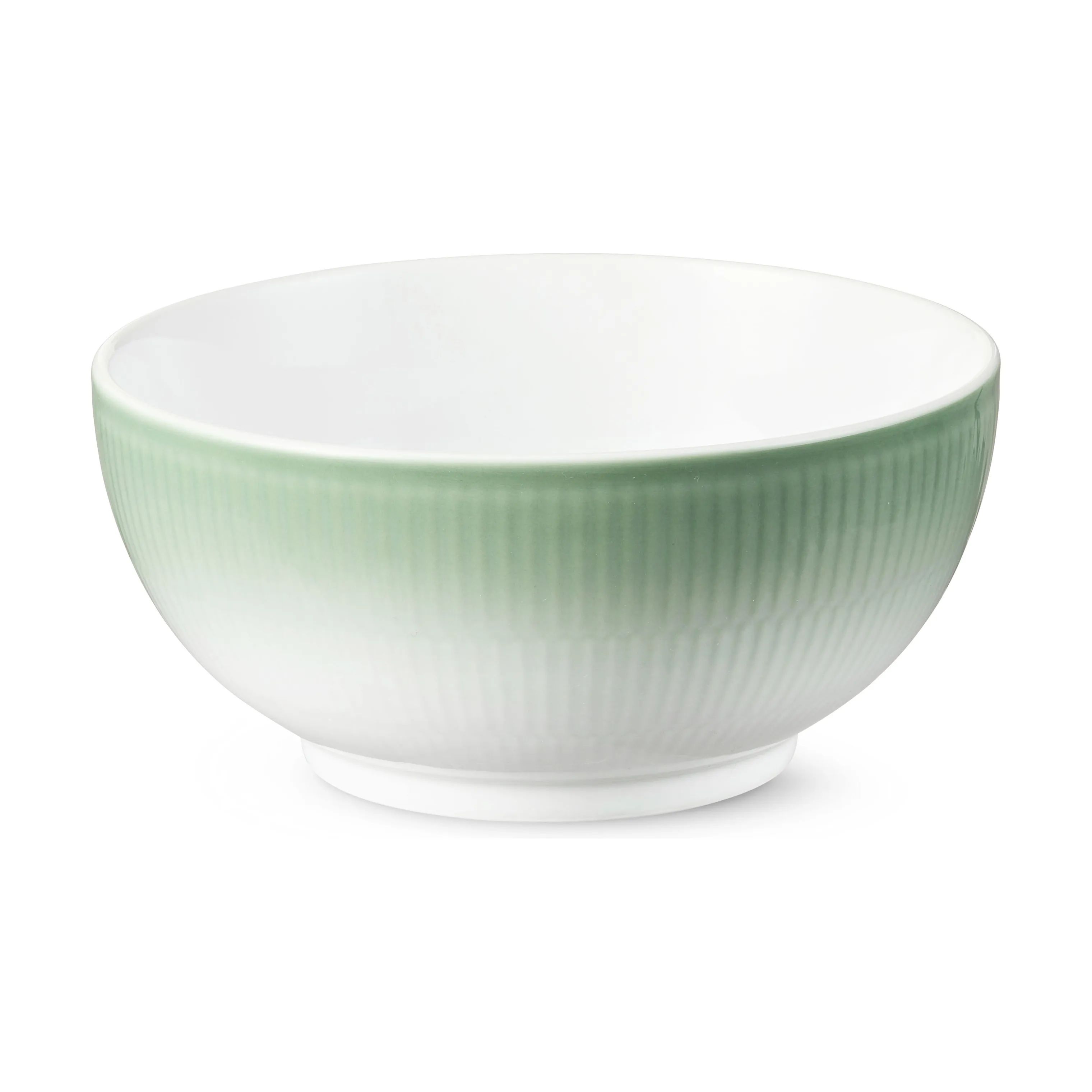 Royal Copenhagen Serveringsskåle Iris Skål i Grøn/Hvid, 2