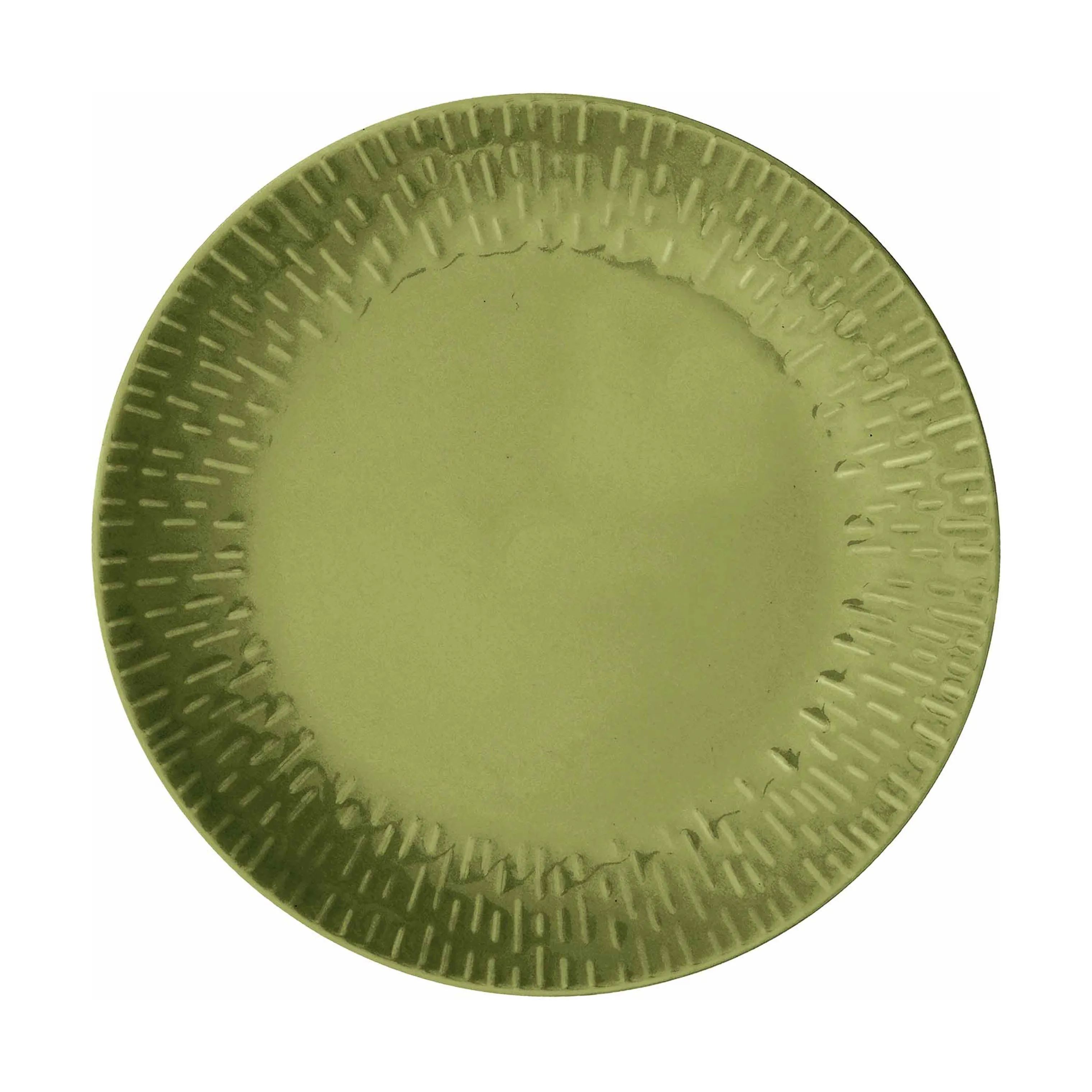 Life In Colour Frokosttallerkener Confetti Frokosttallerken i Olive, 1