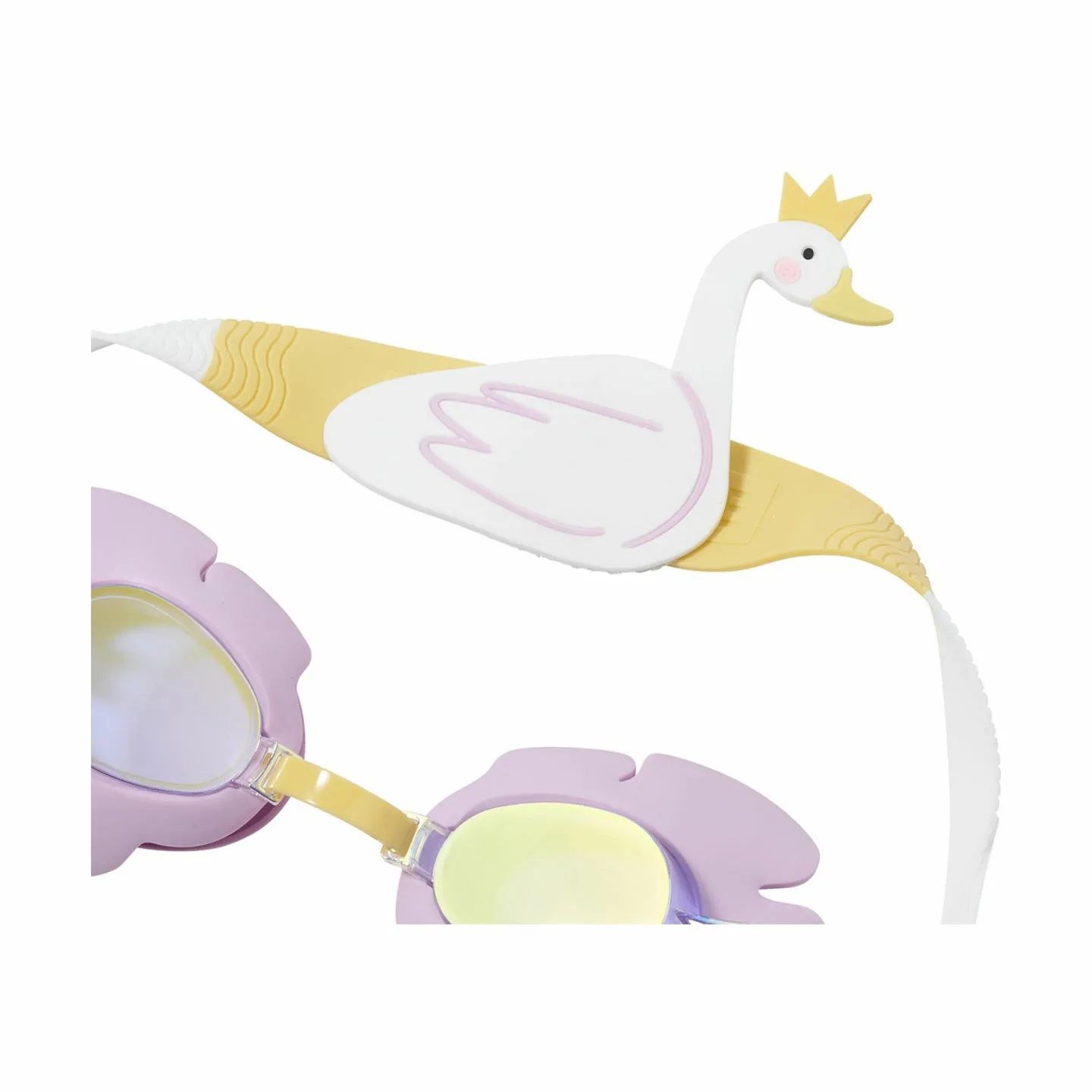 Sunnylife Badeudstyr Dykkerbriller - Princess Swan i Lilla, 3