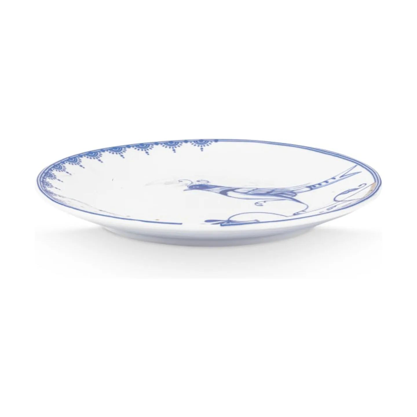 PIP Studio Middagstallerkener Blue Bird Tallerken i 18 cm, 4