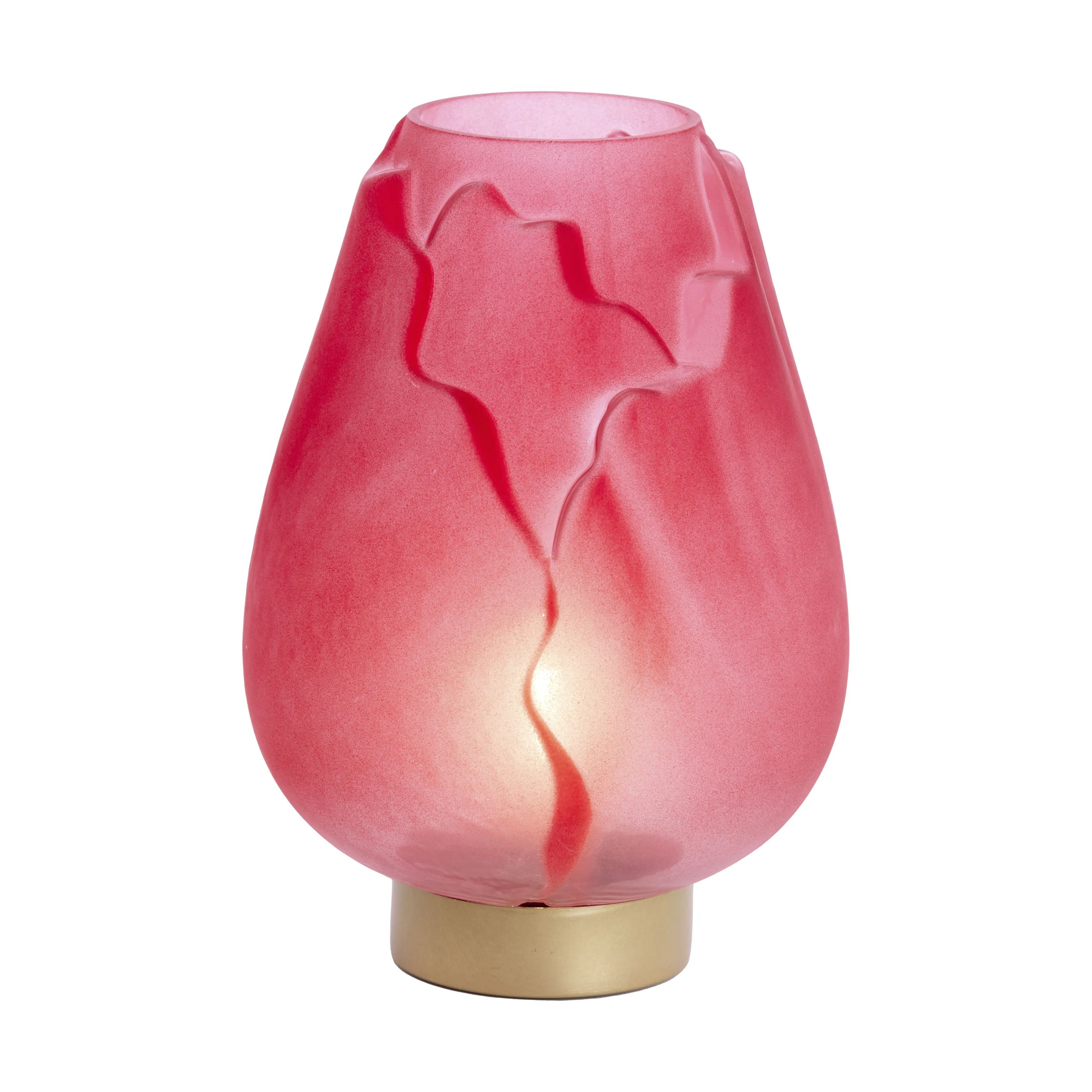Present Time Bordlamper Ginny LED Bordlampe i Lyserød, 27 cm, 2