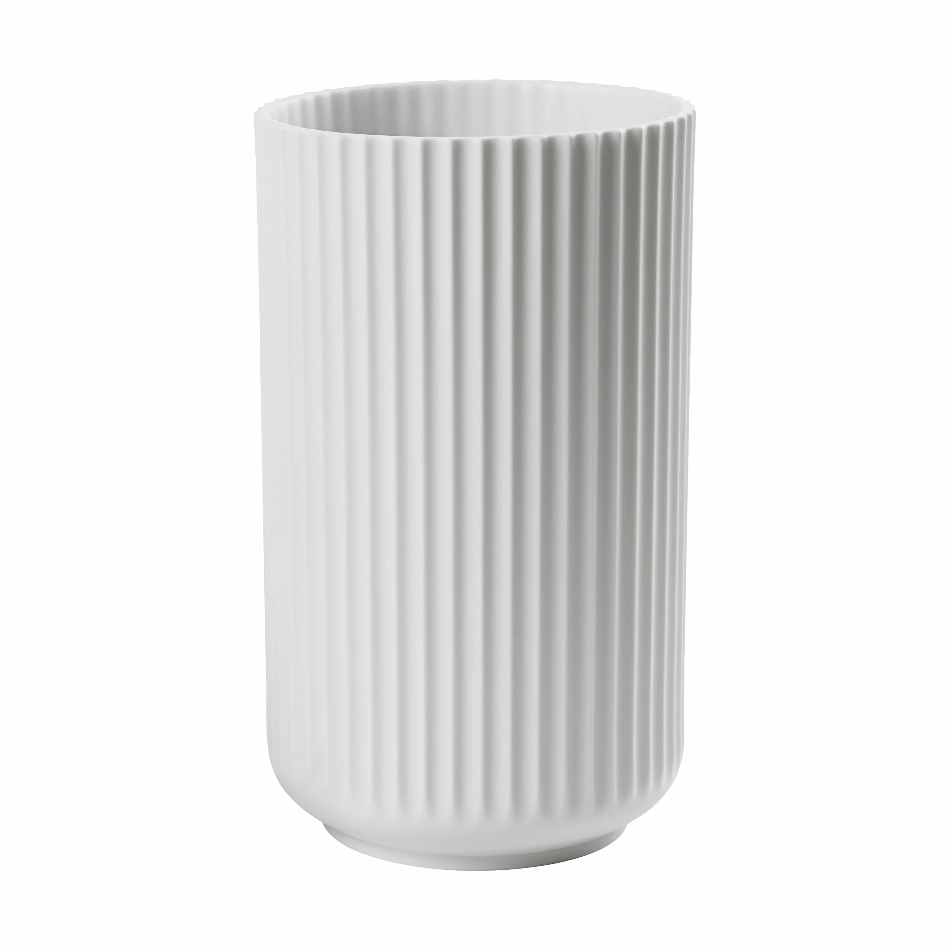 Lyngby Porcelæn Vaser Vase i Mat hvid, 25 cm, 1
