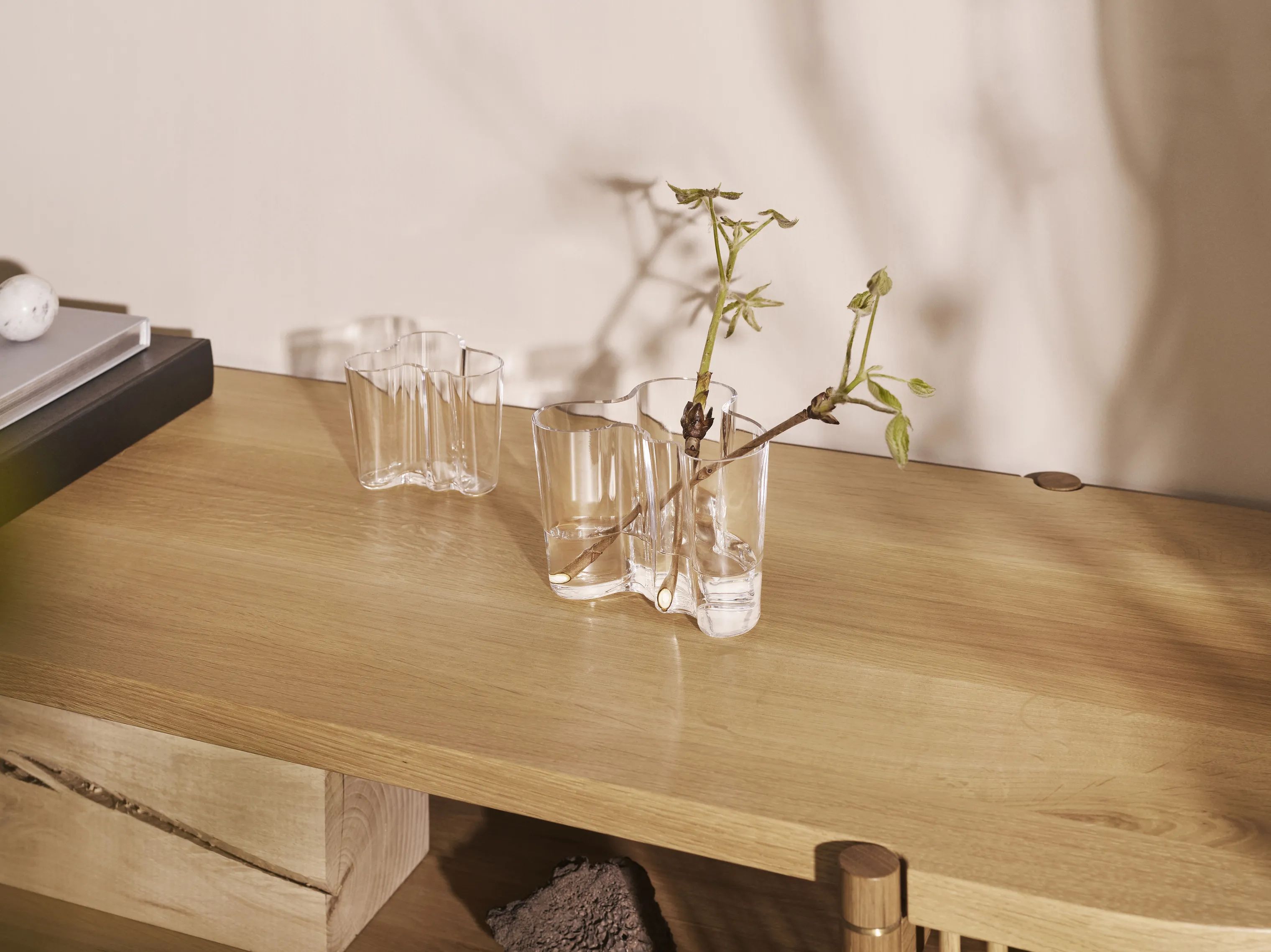 Iittala Vaser Alvar Aalto Vase i Klar, 9,5 cm, 2