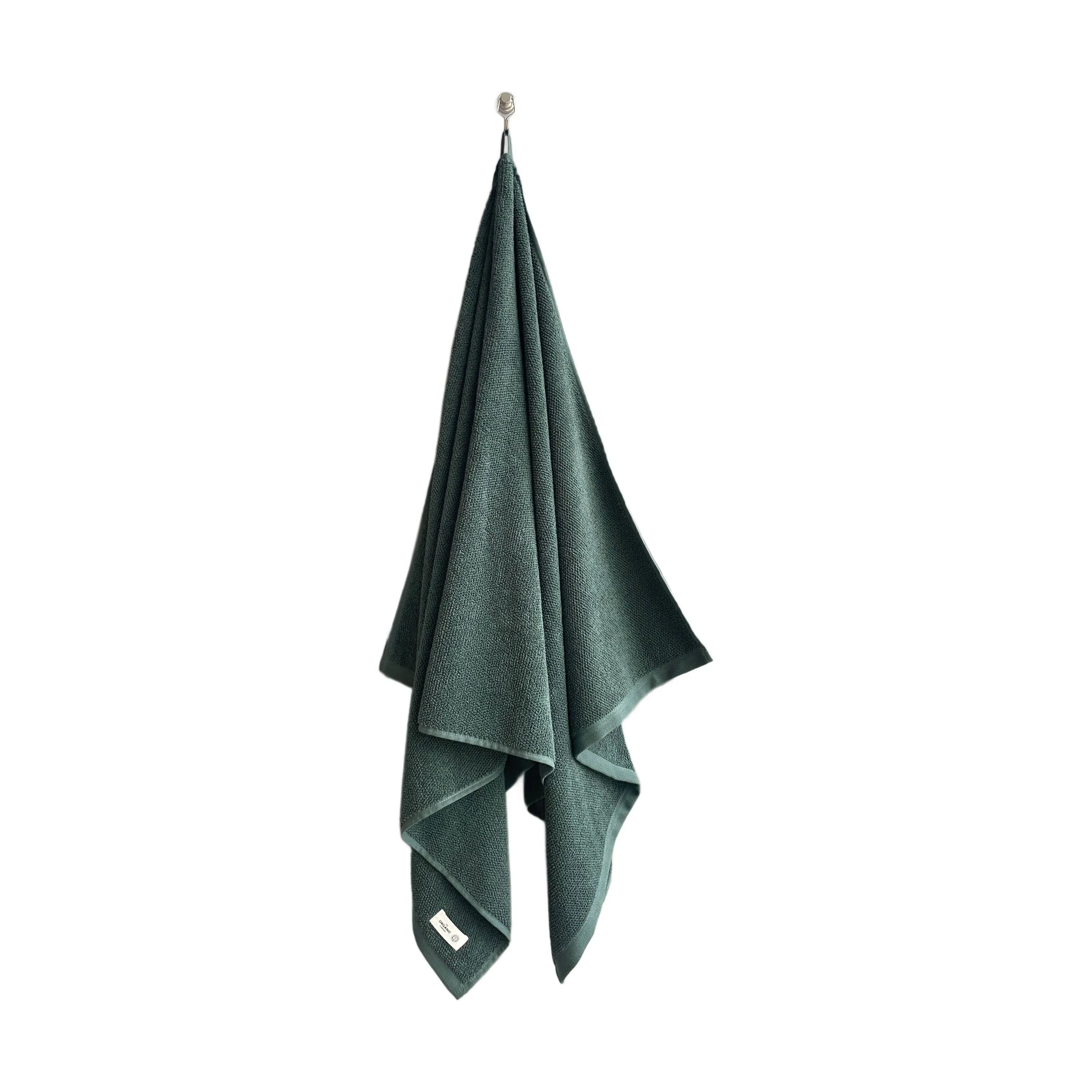 The Organic Company Håndklæder MILD Badehåndklæde i Grøn, 140 cm, 3