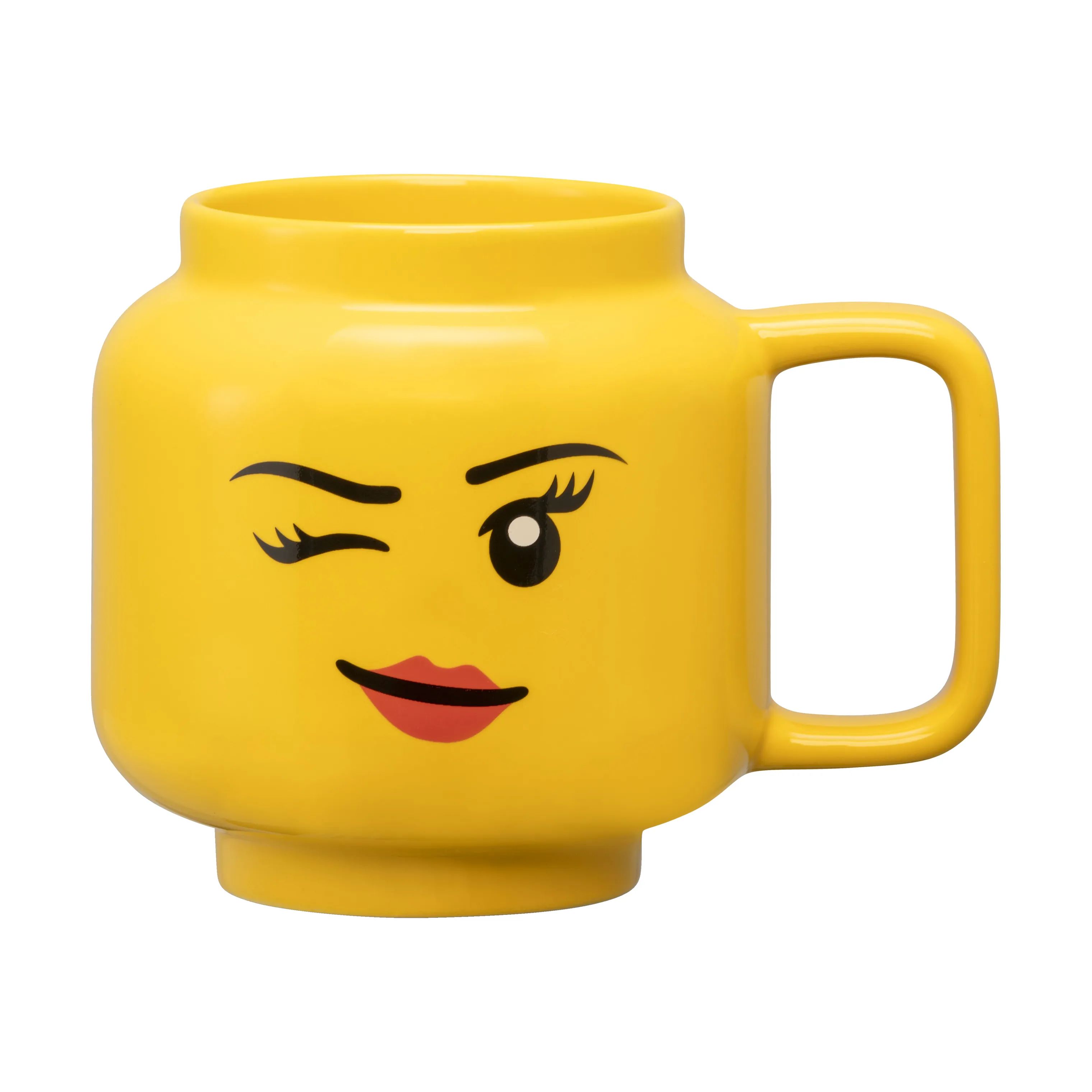 LEGO Børnekopper Krus - Winking Girl i Winking Girl, 530 ml, 1