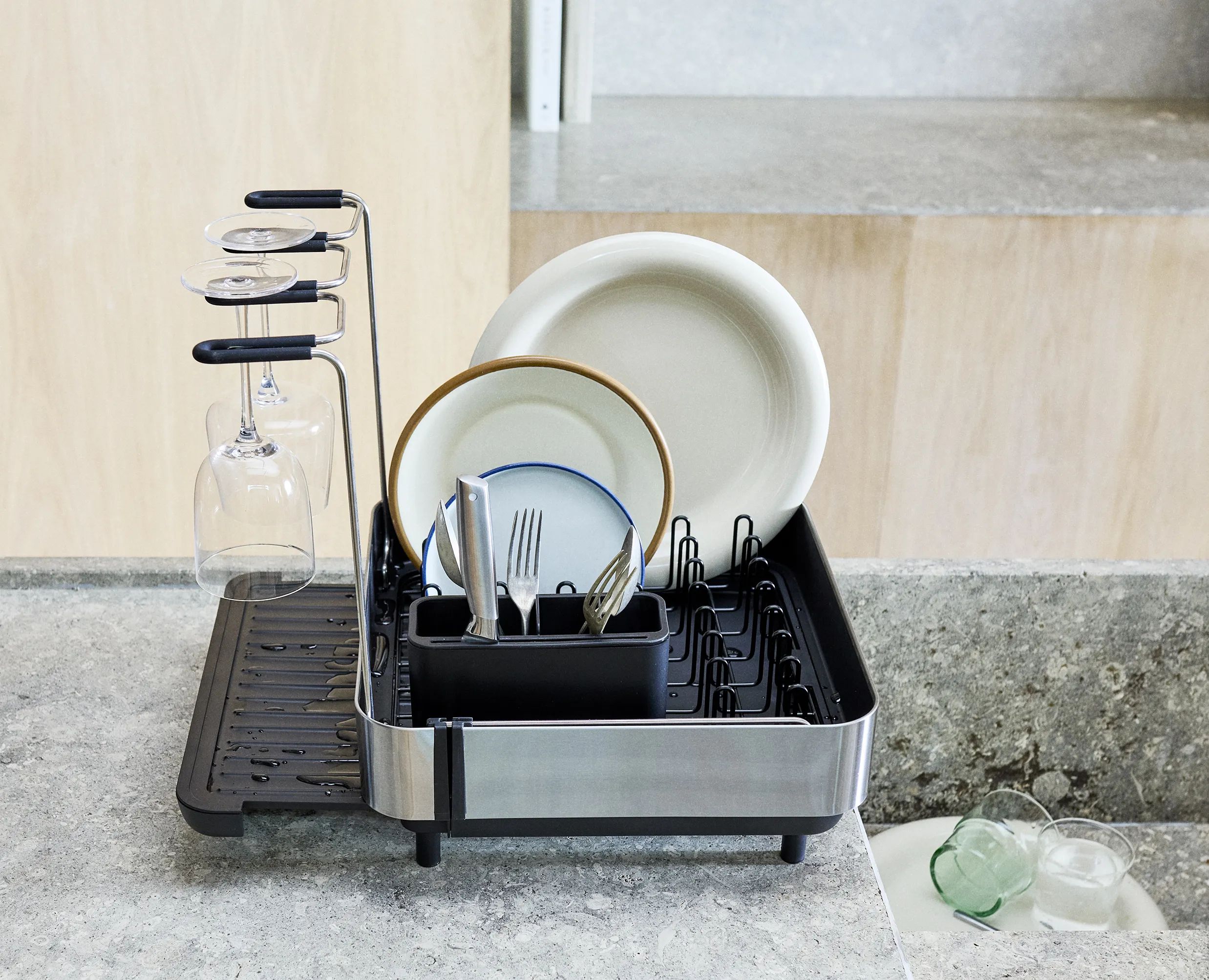 Joseph Joseph Opvaskestativer Extend Steel Plus Extend Steel+ Opvaskestativ i Black, 21