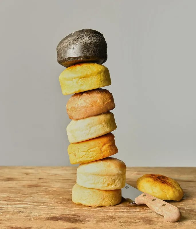 LURCH Rugbrødsforme og brødforme Flexiform Form til burgerboller i 6 Boller, 2