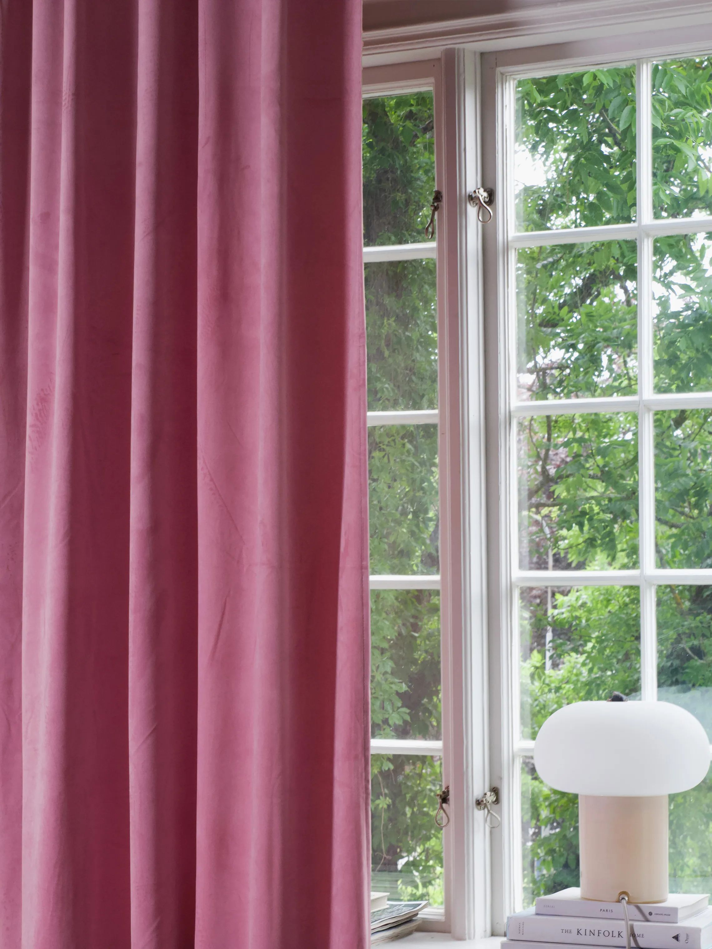 Svanefors Gardiner og gardinstænger Estelle Estrelle Gardin - 2 stk. i Rosa, H280 x B135 cm, 2