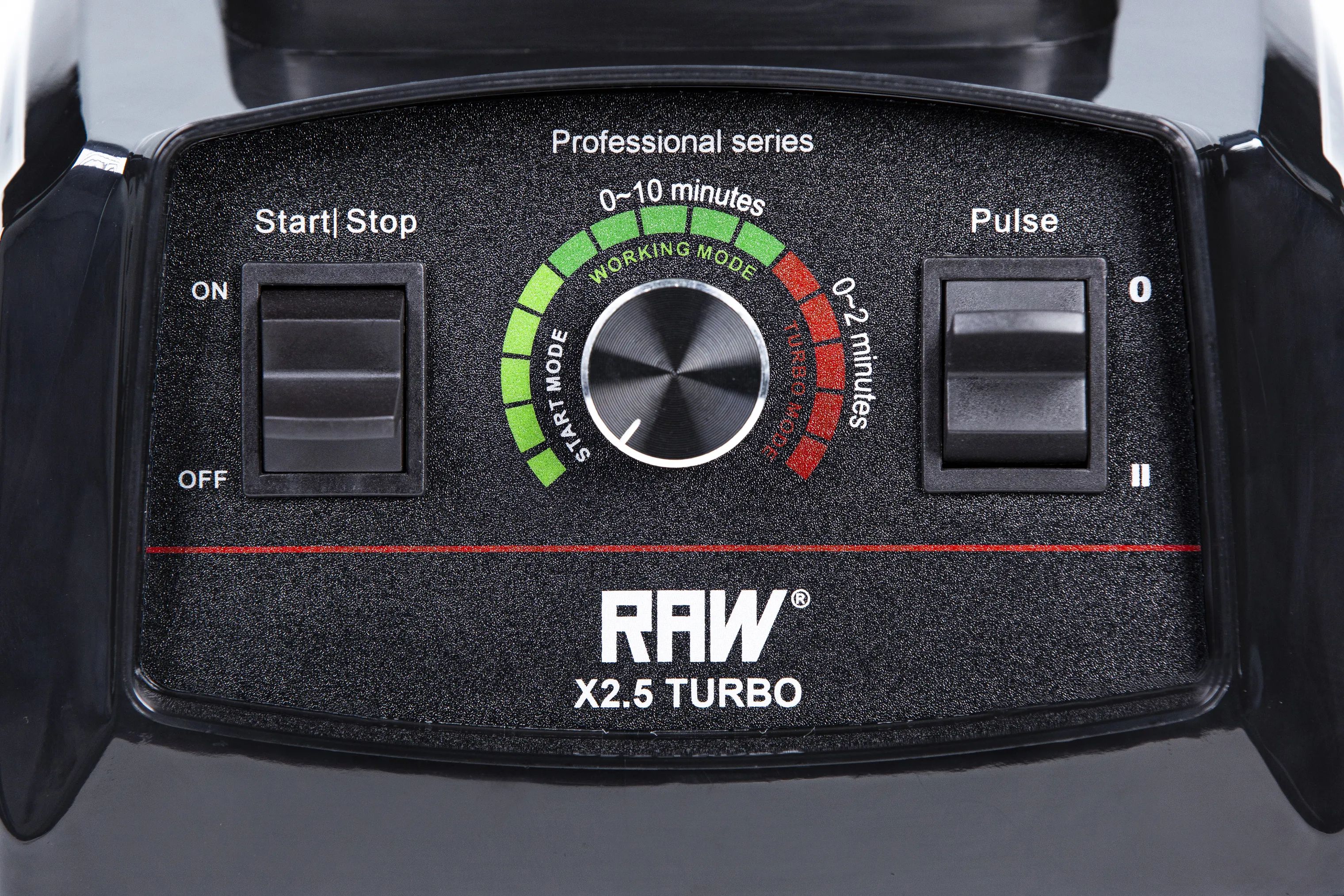 RAW Blendere X2,5 Turbo Blender i Sort, 2