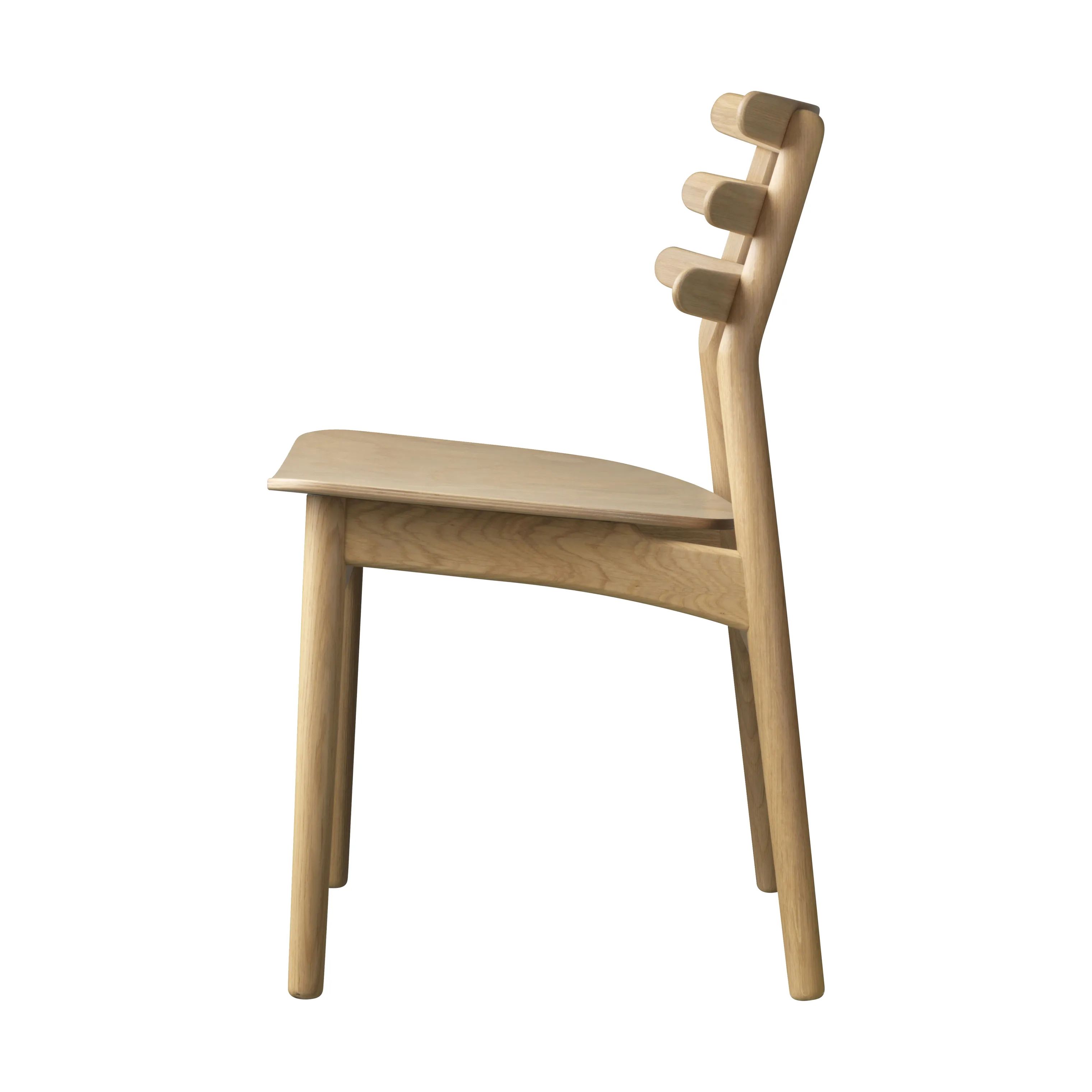 FDB Møbler Spisebordsstole J48 Spisebordstol i Natur, 78,5 cm, 3