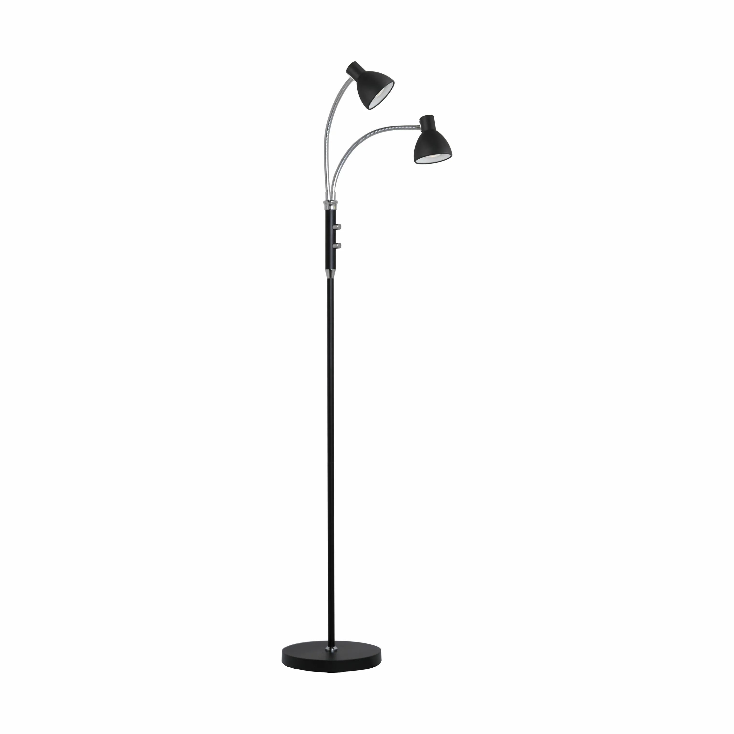 Halo Design Gulvlamper Hudson Gulvlampe i sort, 135 cm, 1