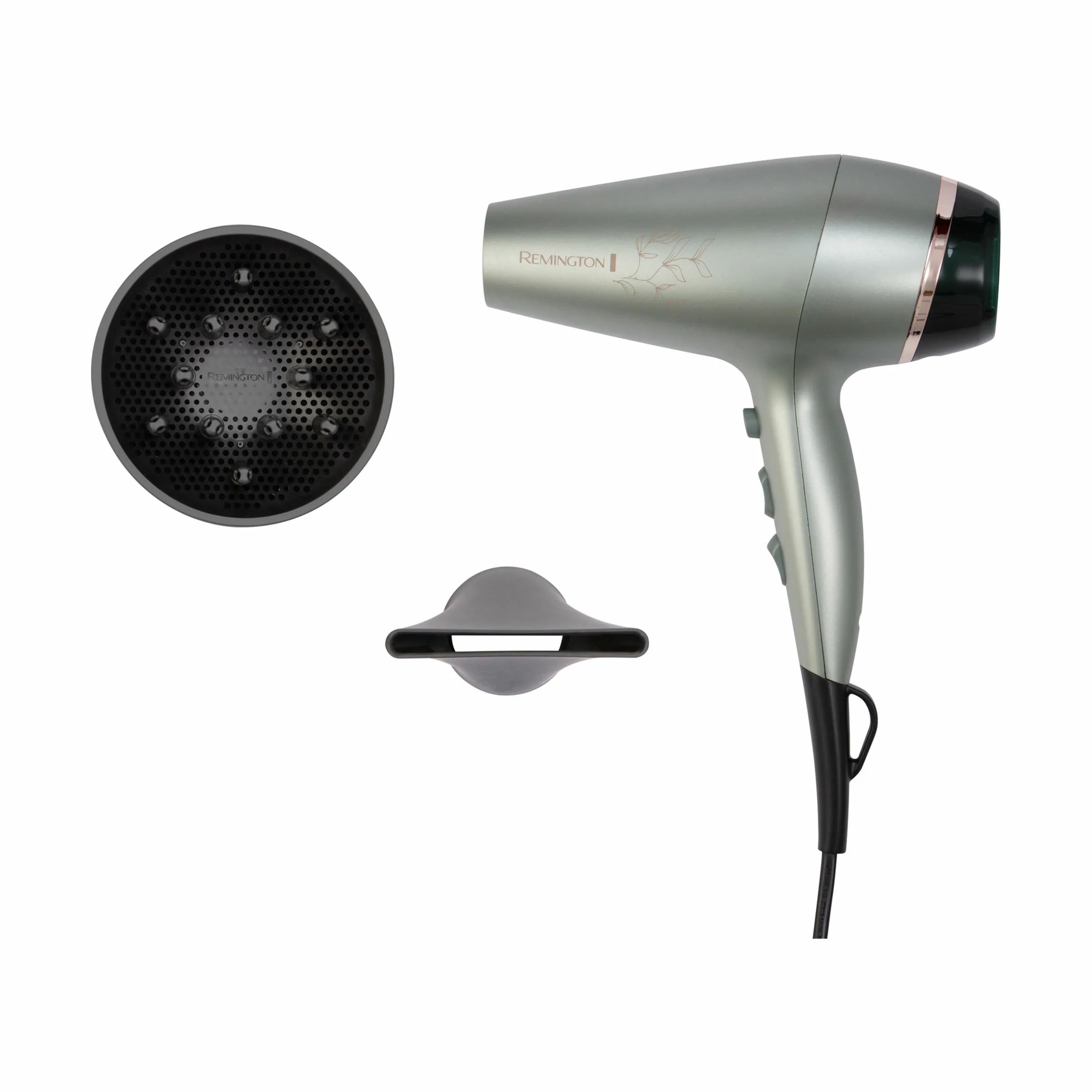 Remington Hårtørrere Botanicals Hårtørrer i grøn, 3