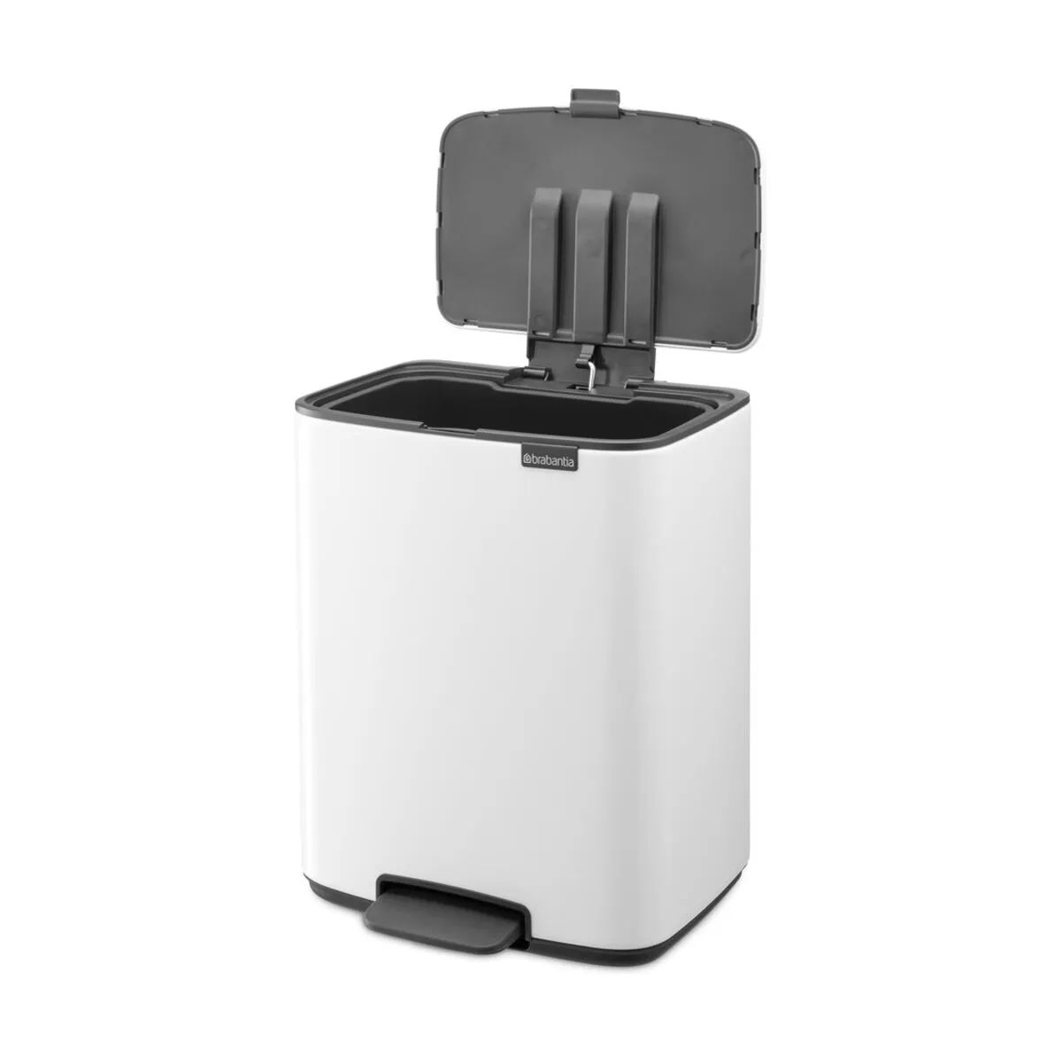 Brabantia Pedalspande Bo Pedalspand i Hvid, 12 L, 6