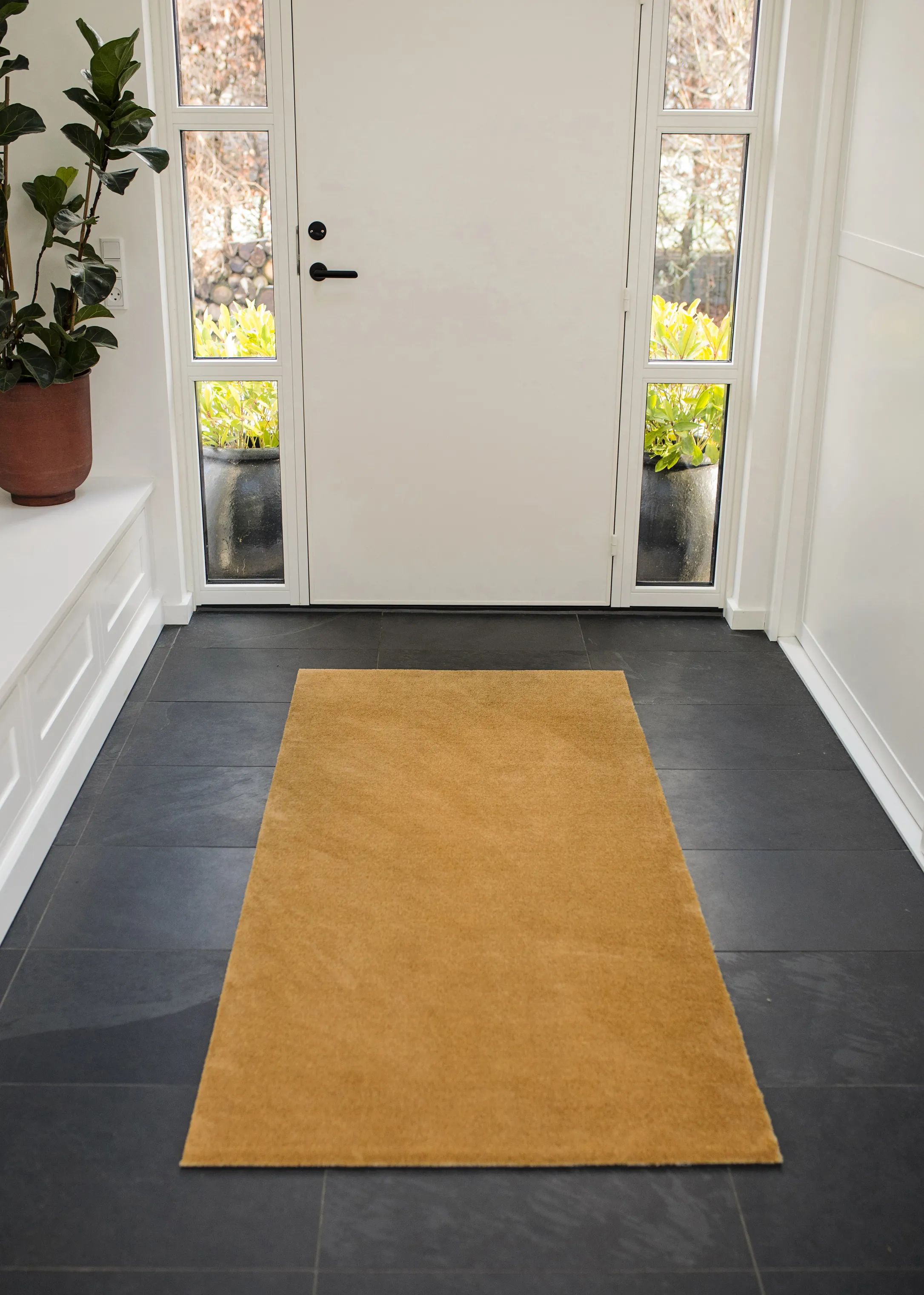 Tica Copenhagen Gulvtæpper Uni Color Gulvtæppe i Dijon, B90 x L200 cm, 4