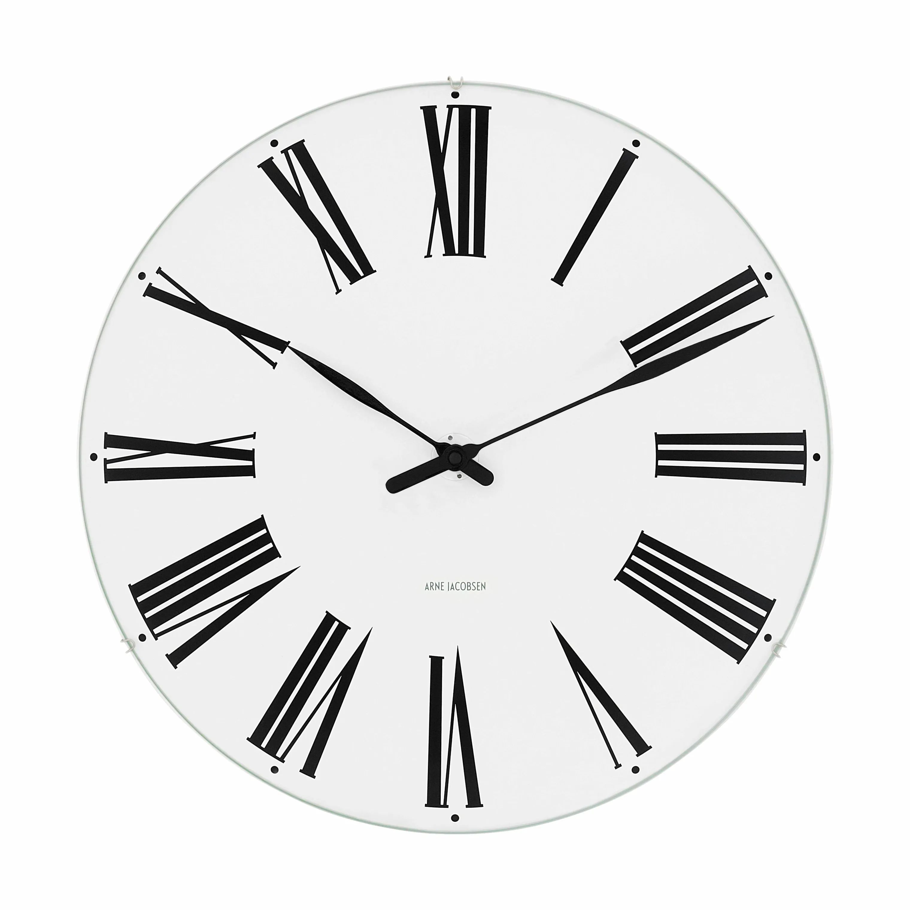 Arne Jacobsen Vægure Roman Vægur i Sort/Hvid, 29 cm, 1