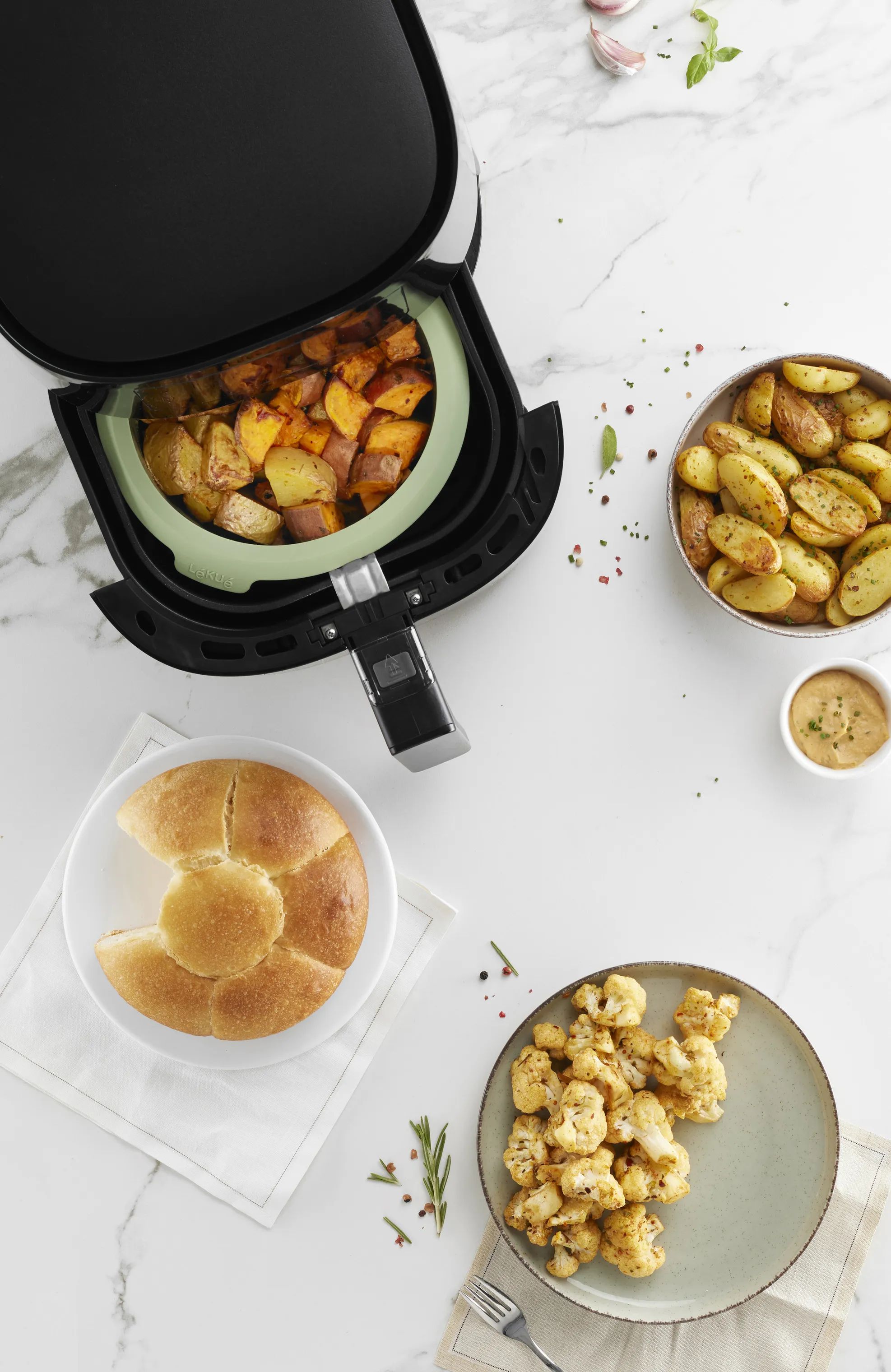 Lékué Tilbehør til airfryers Airfryer-form i 15 cm, 3