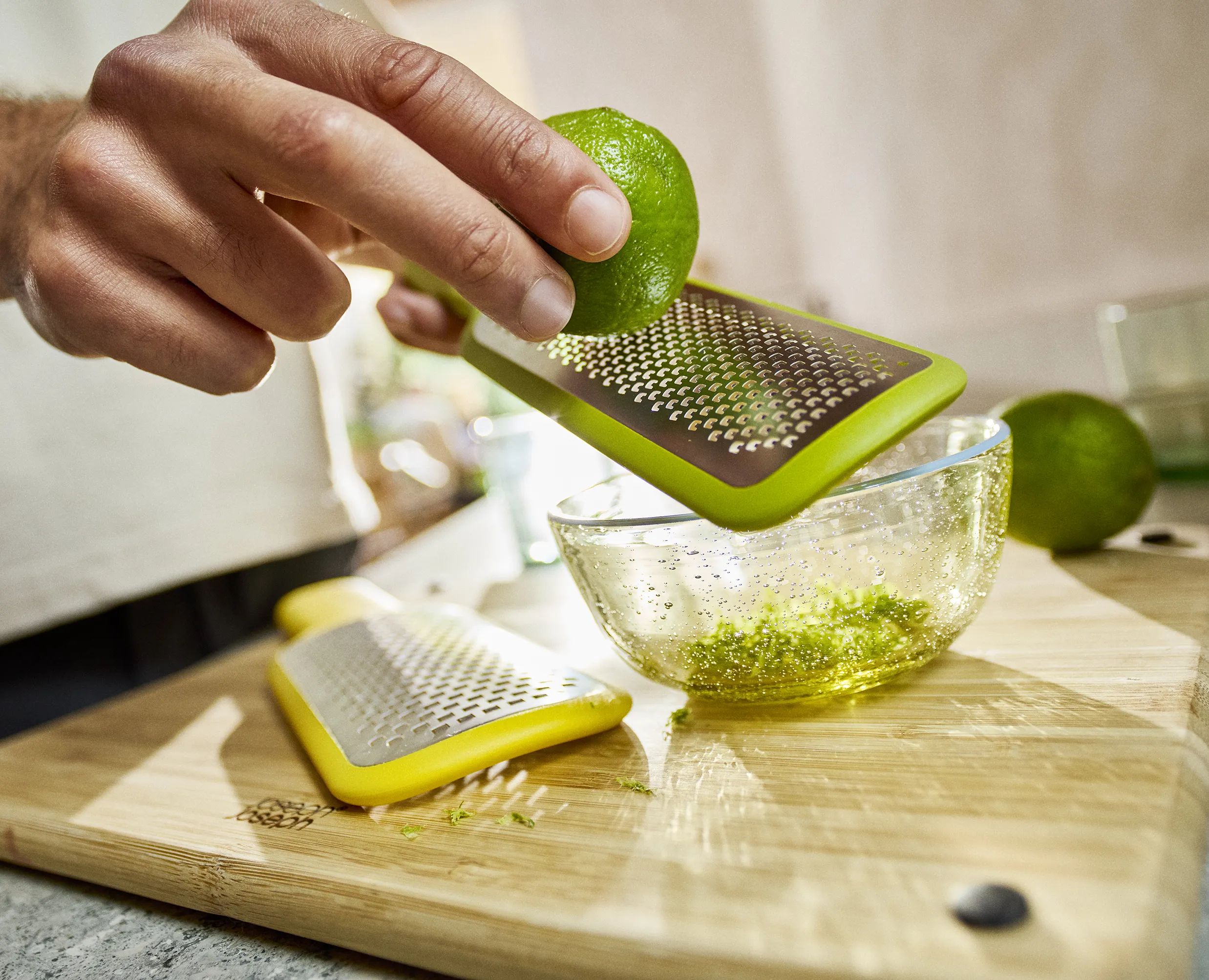 Joseph Joseph Rivejern Nest Grate & Zest Rivejernsæt - 2 dele i Green/Yellow, 9