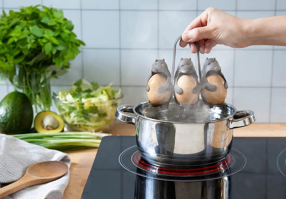 Peleg Design Æggedelere og øvrigt udstyr til æg Eggbears Æggeholder i Brun, 5