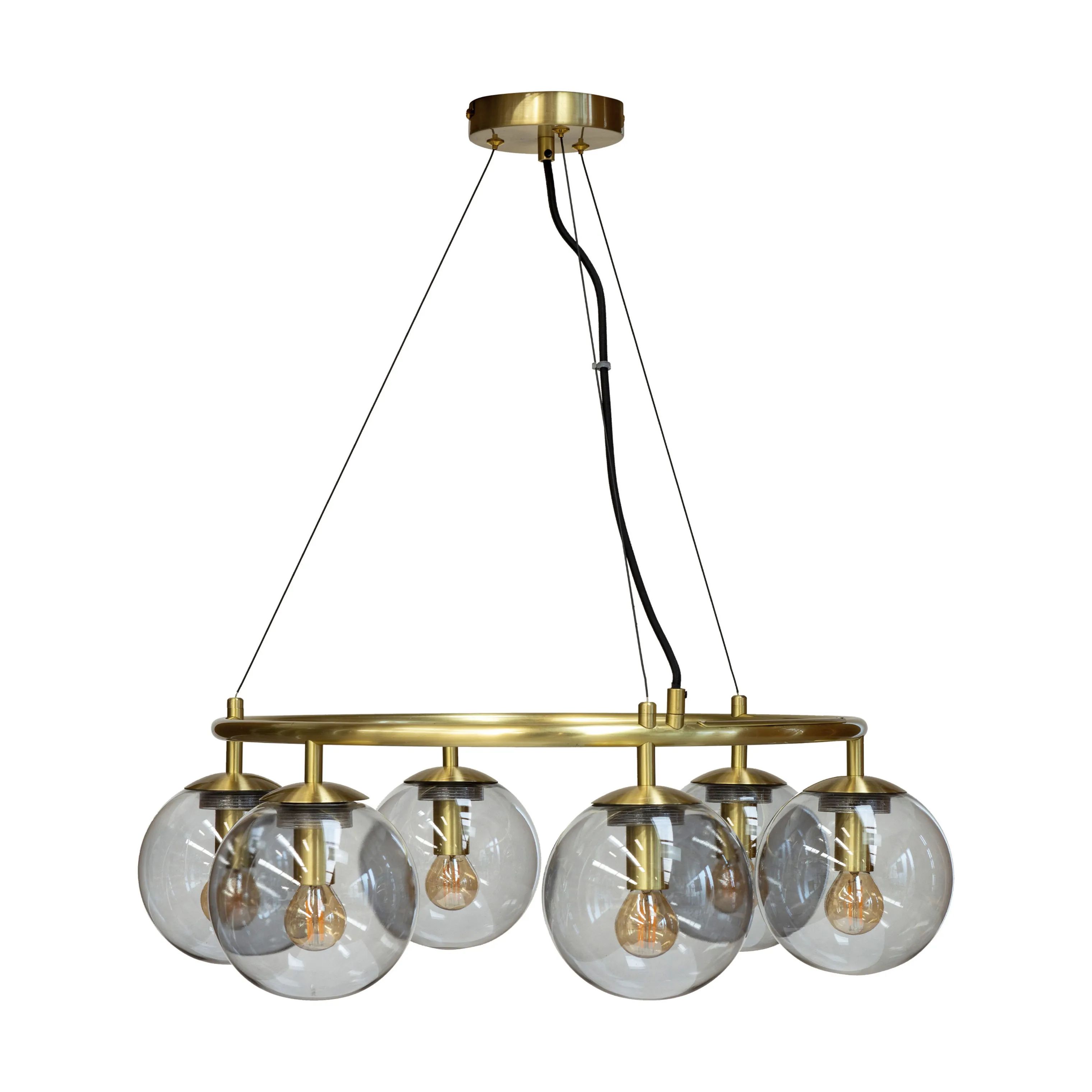 Dyberg Larsen Loftlamper Como Loftlampe i Messing/ smoke, 1