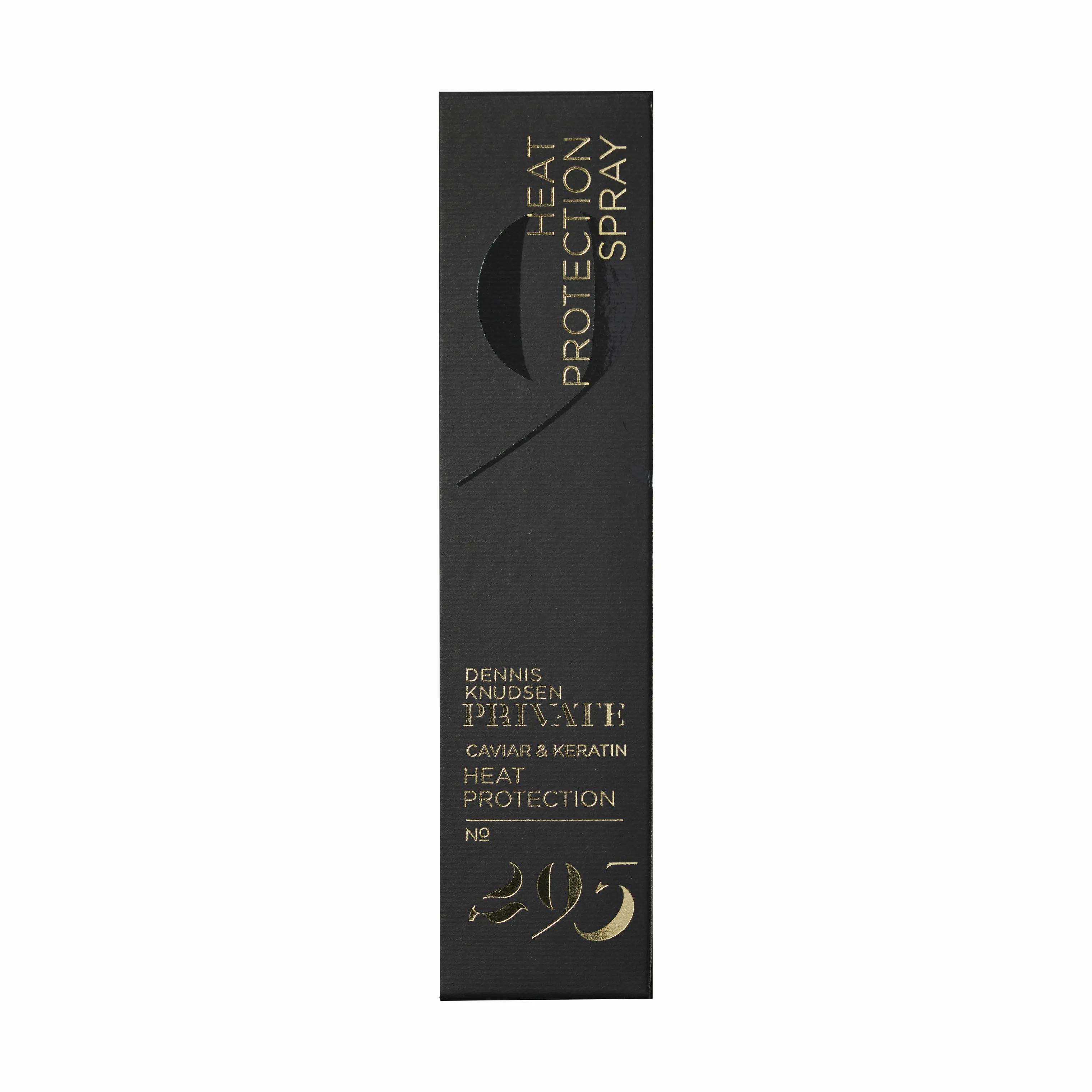Dennis Knudsen Shampoo og hårpleje PRIVATE Caviar & Keratin Heat Protection Spray i Sort, 2