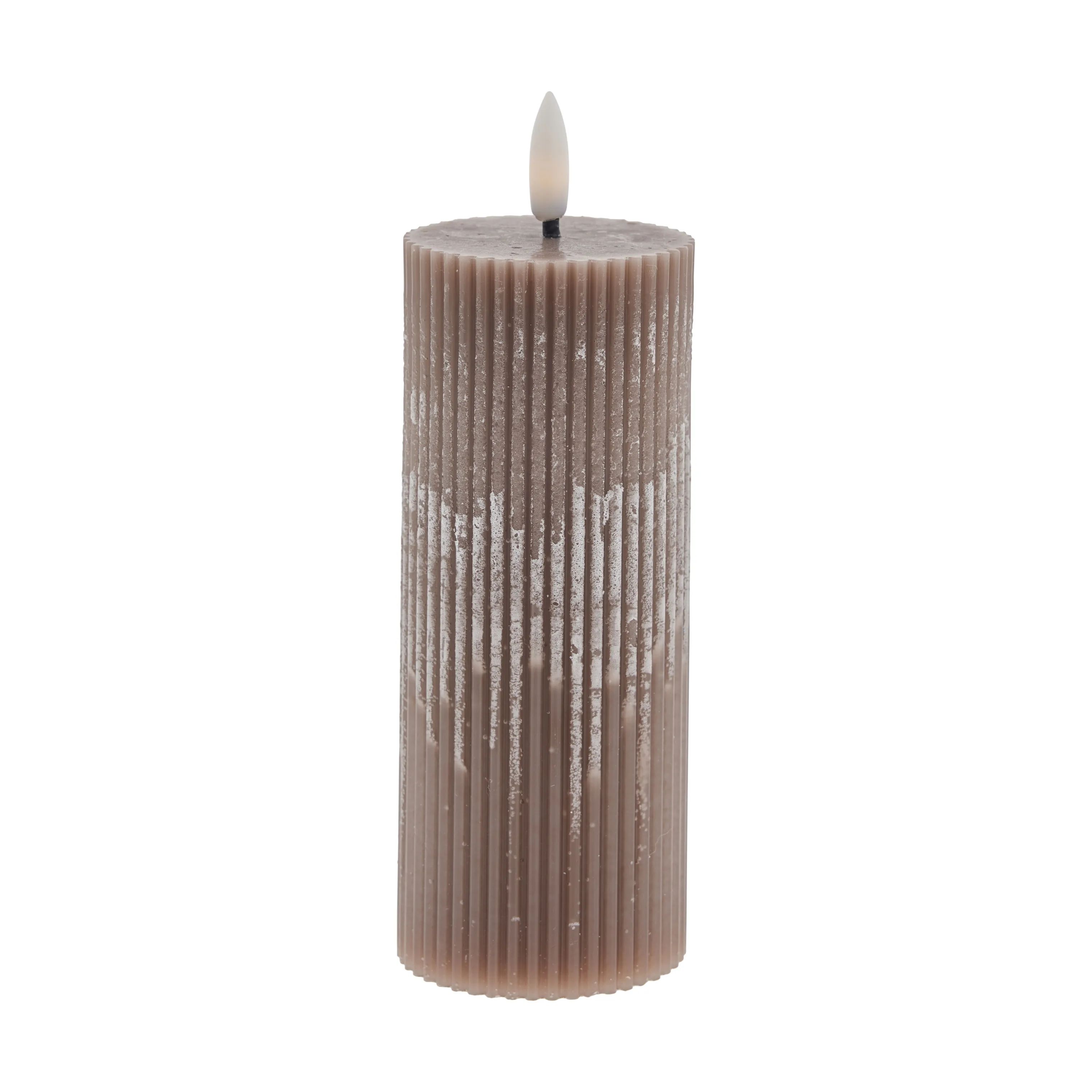 Lene Bjerre LED-lys Lillia LED Bloklys i lyserød, H15 x Ø6 cm, 1