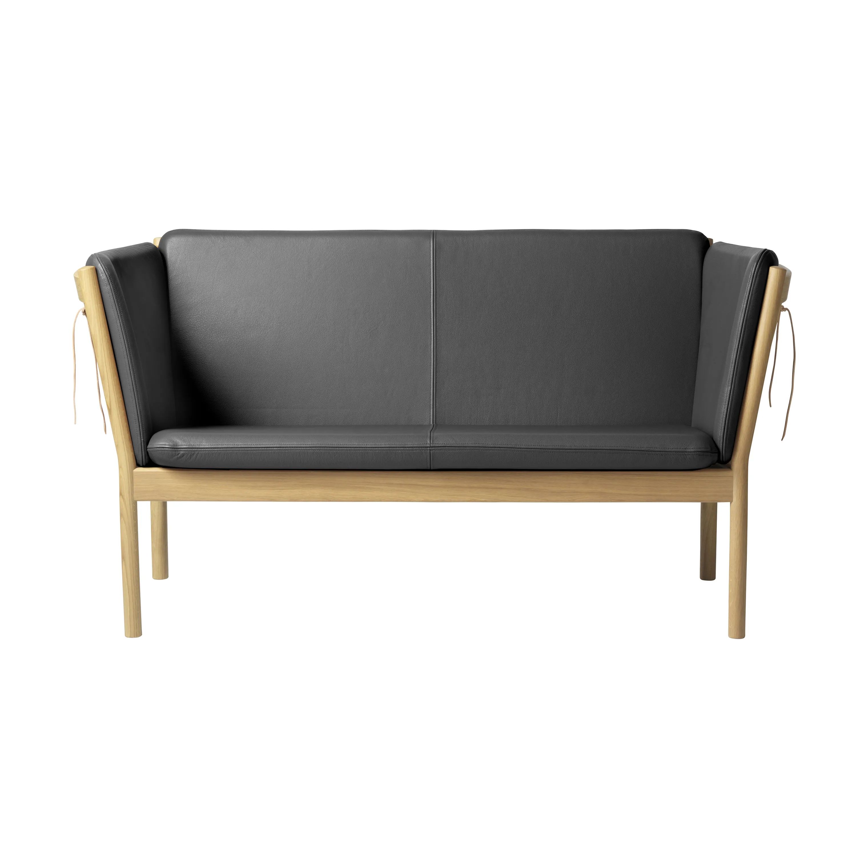 FDB Møbler Sofaer J148 Sofa i Sort læder, 1