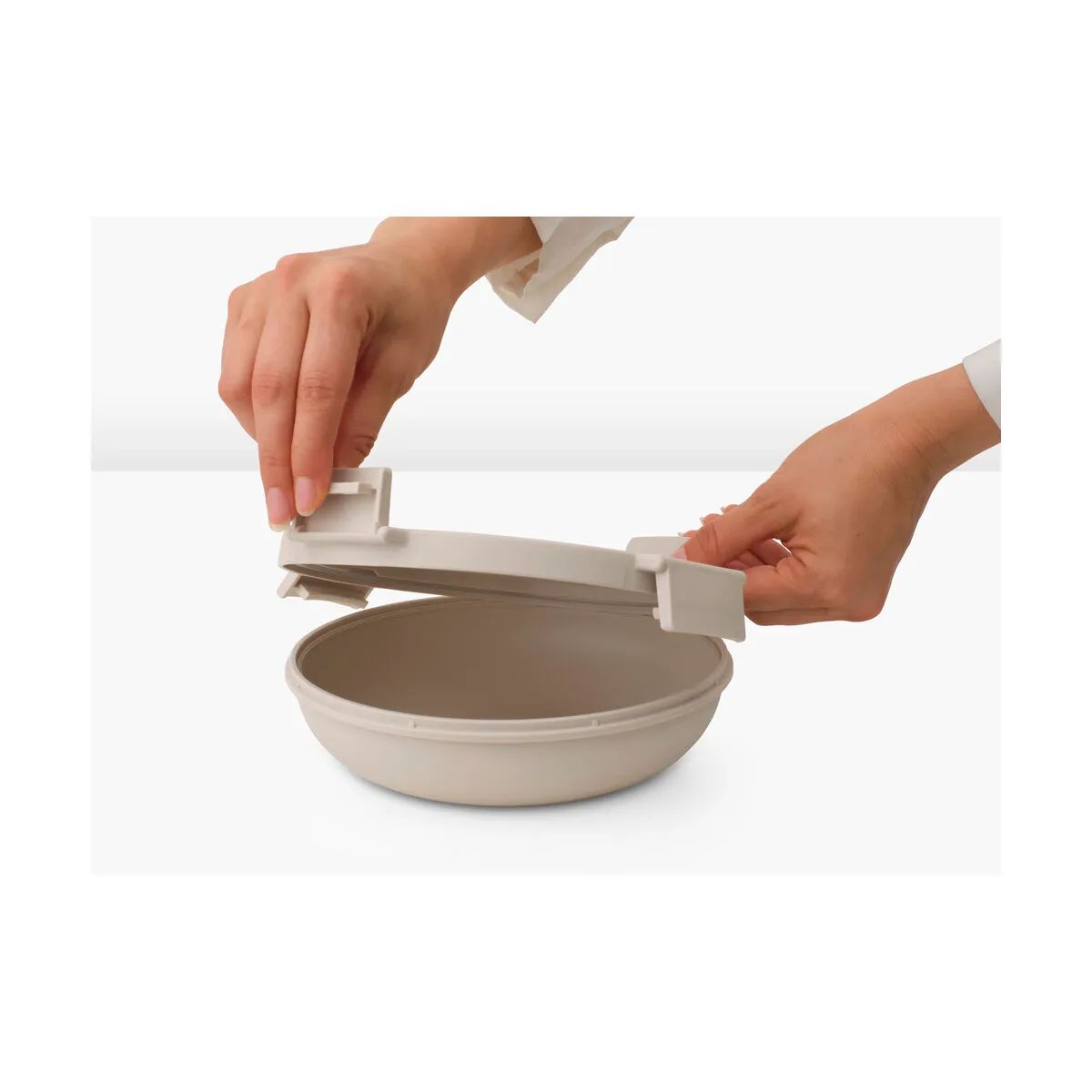 Brabantia Madkasser Make & Take Salatskål i Soft Beige, 1 L, 4