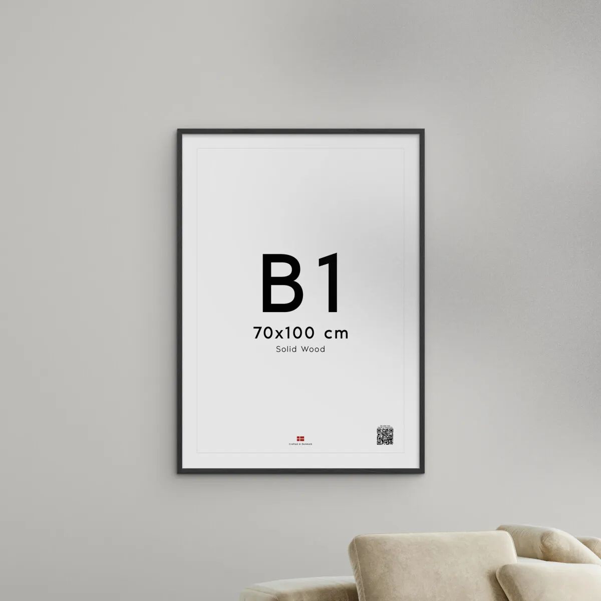 Poster&Frame Billedrammer Billedramme i Sort, B100 x L70 cm, 5