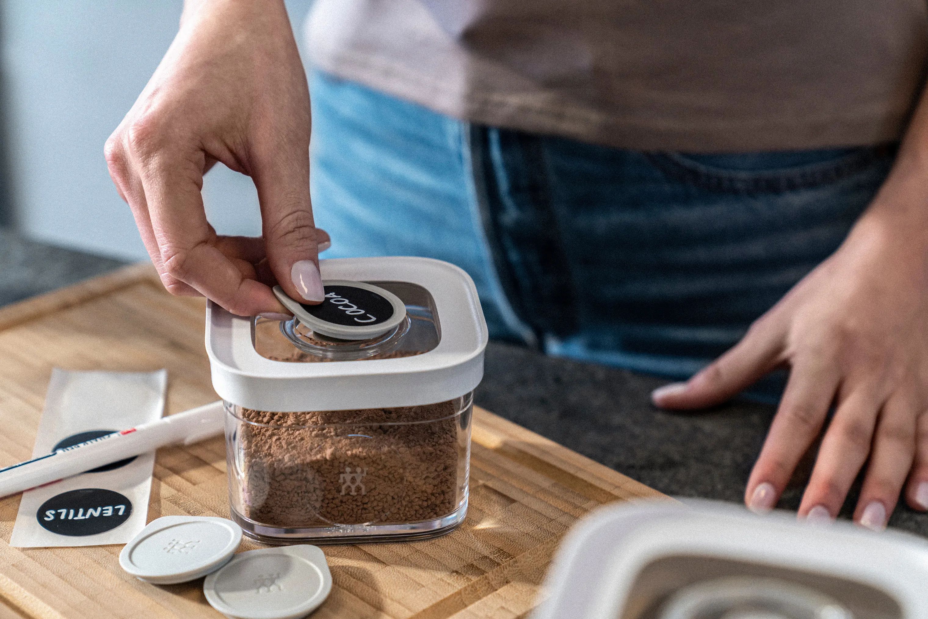 Zwilling Øvrigt køkkengrej Fresh & Save Cube Sæt i Sort, 3