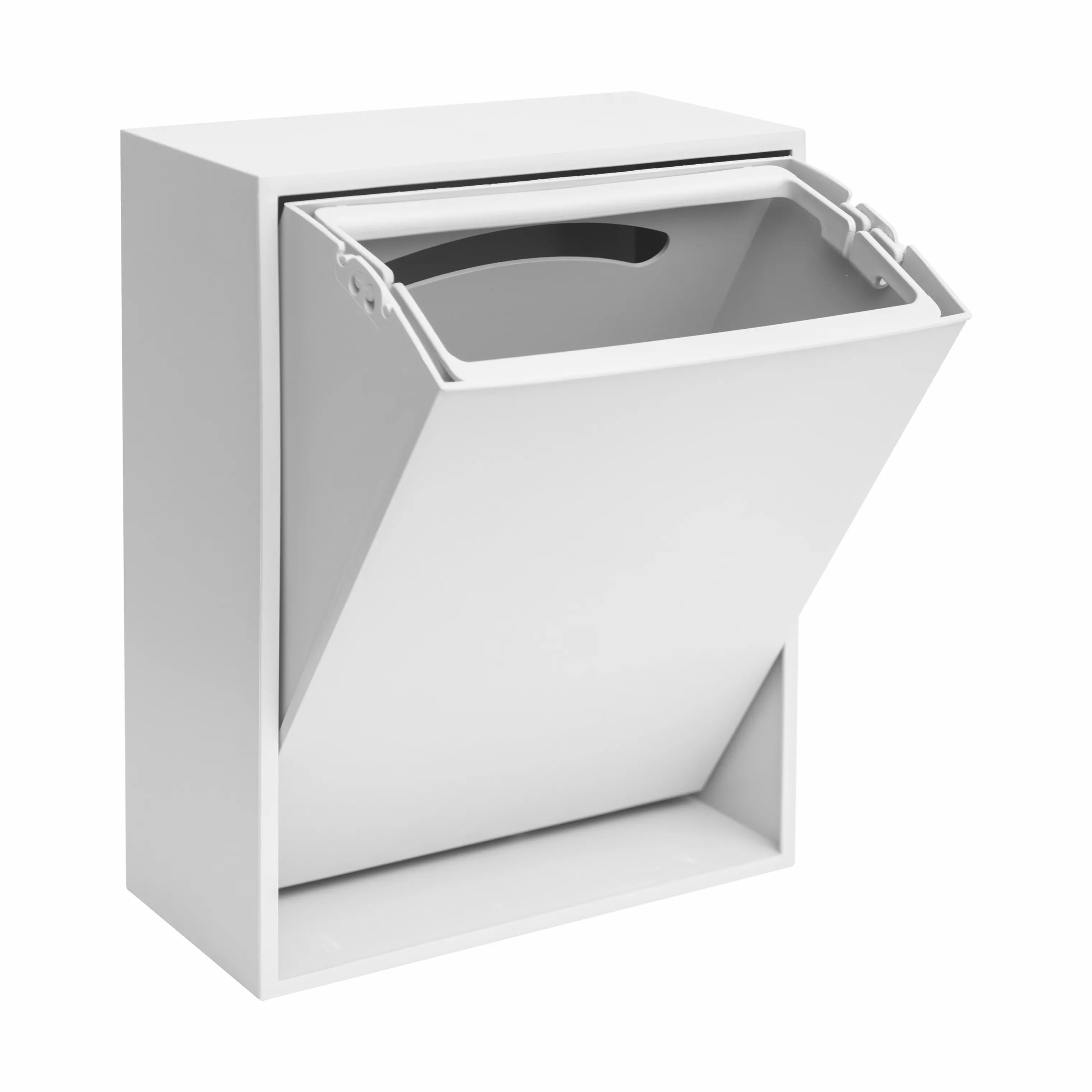ReCollector Spande uden pedal Affaldsspand til sortering i Brilliant white, 3